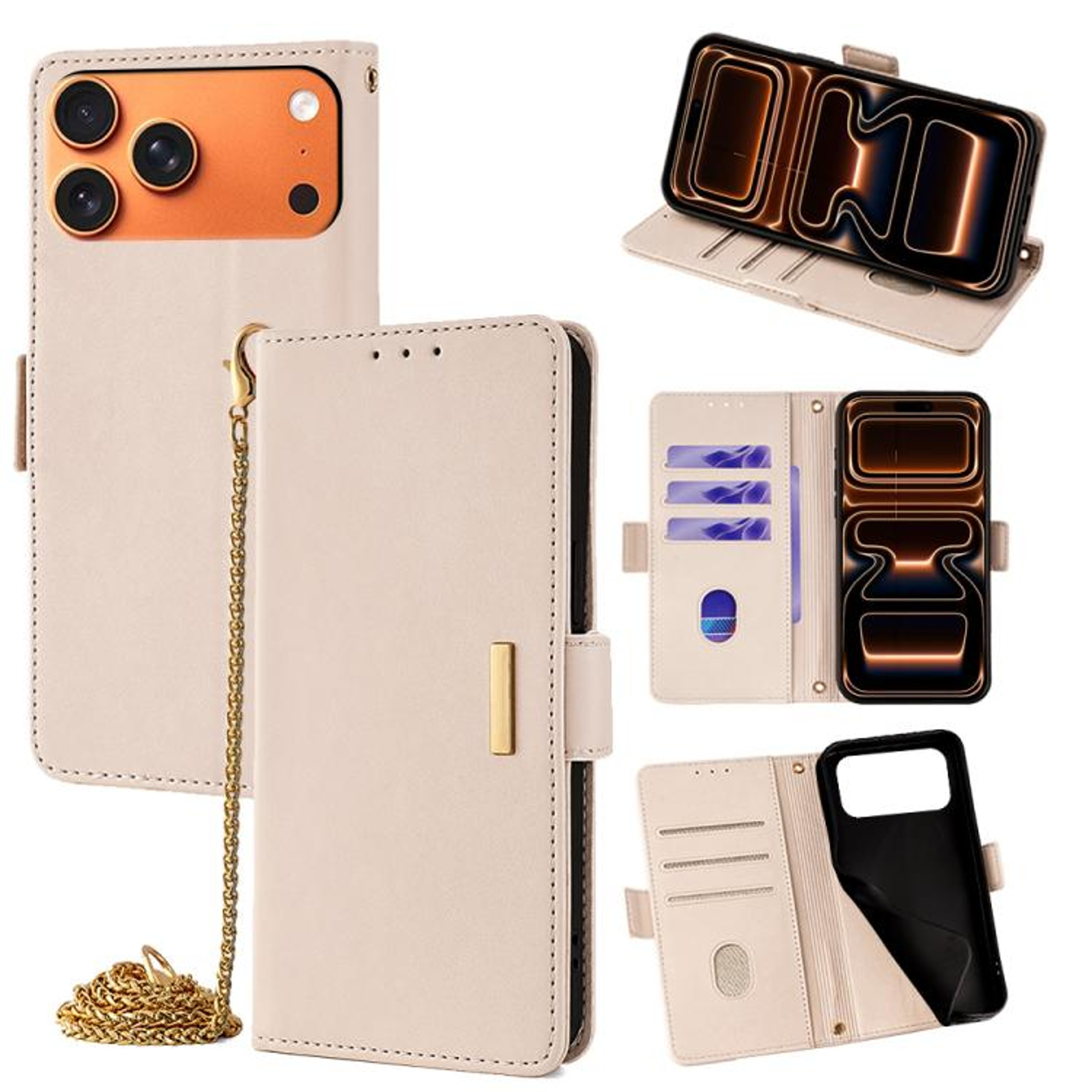 Crossbody Wallet Case For IPhone 18 Pro Max With RFID Blocking 12