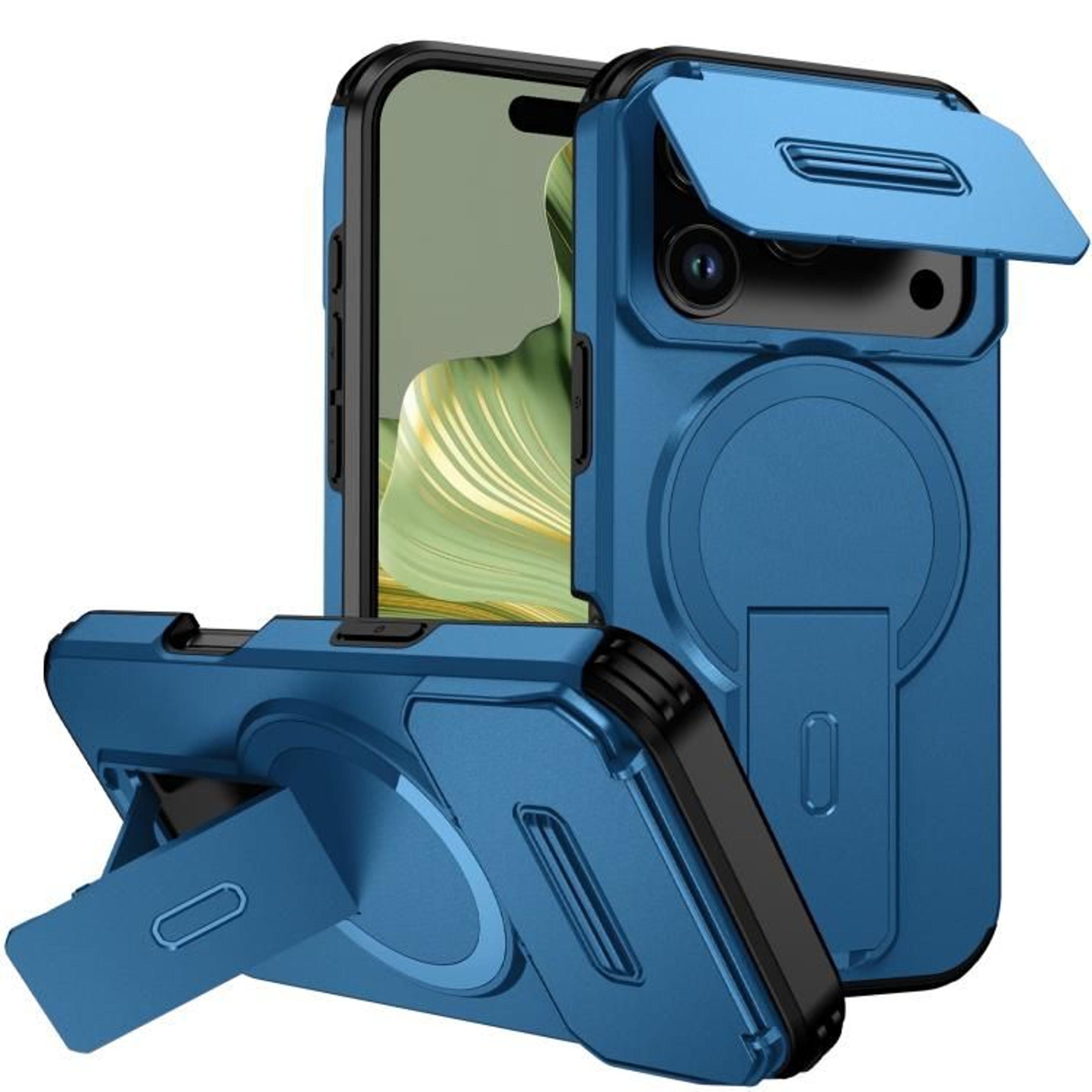 IPhone 18 Pro Max Magnetic Charging Phone Case With Sliding Camera Cover 13