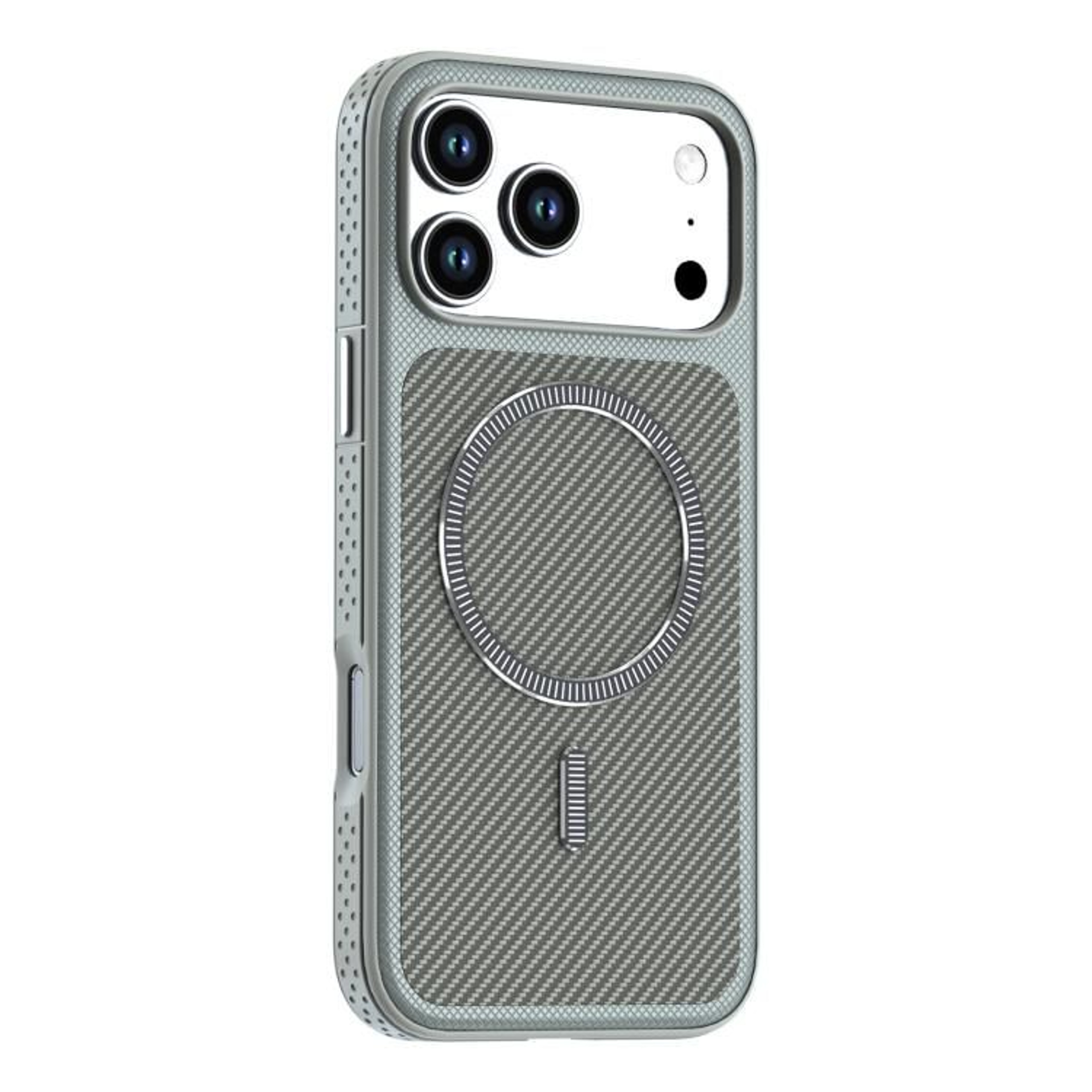 IPhone 18 Pro Carbon Fiber Texture Magnetic Phone Case 10
