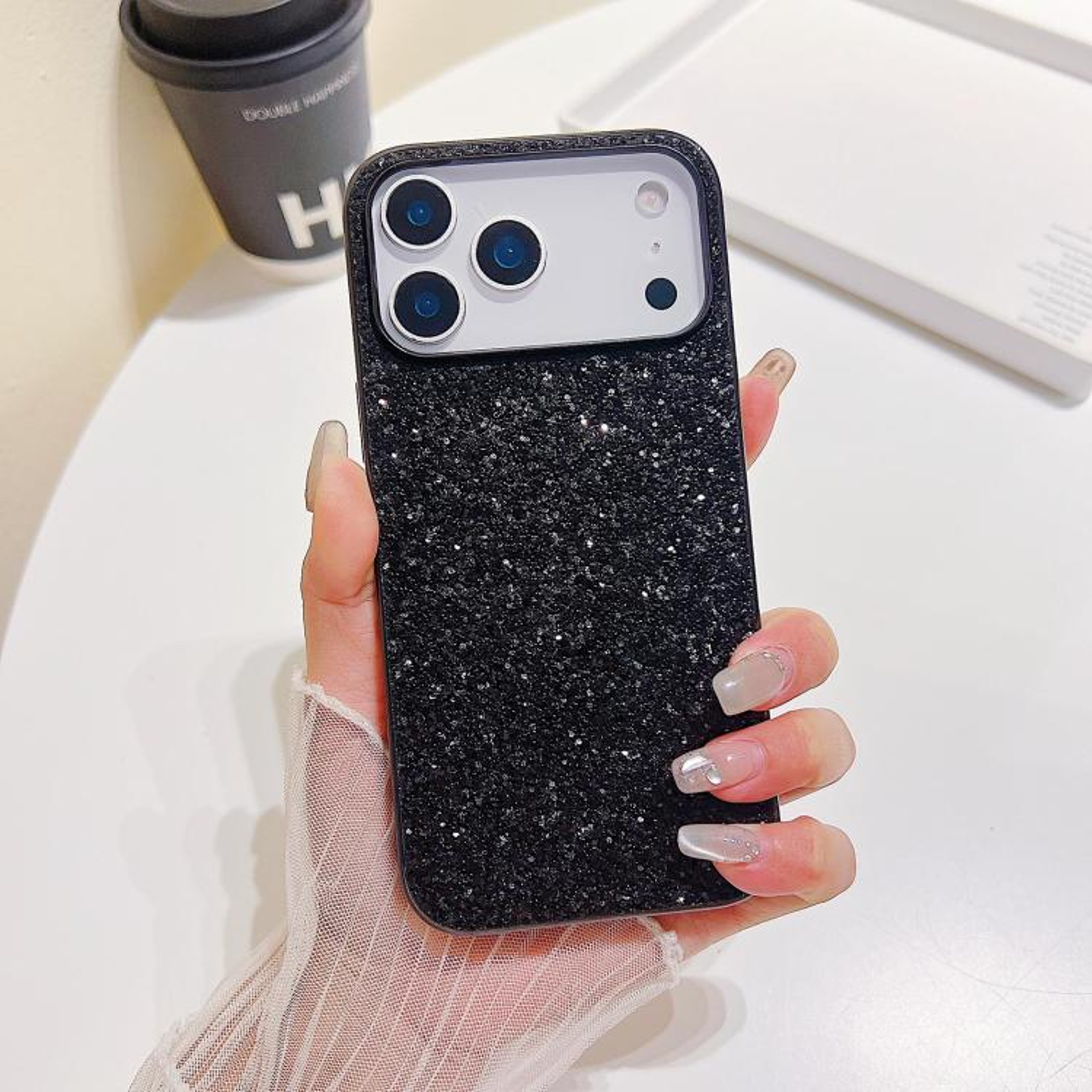 Glitter Shockproof TPU Case For IPhone 18 Pro Max 7