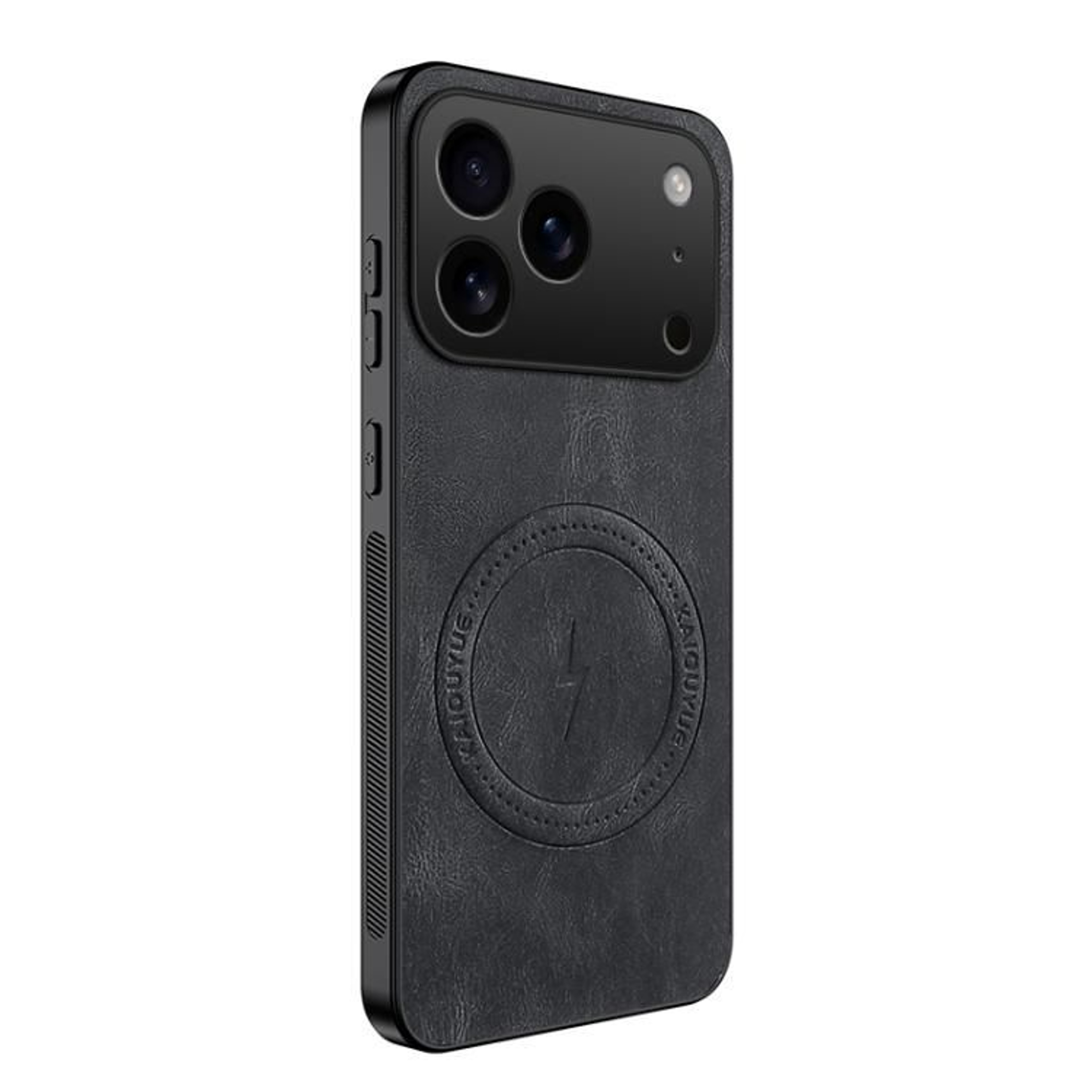 IPhone 18 Pro Magnetic Phone Case With Nappa Texture And Slim PC TPU Design 7