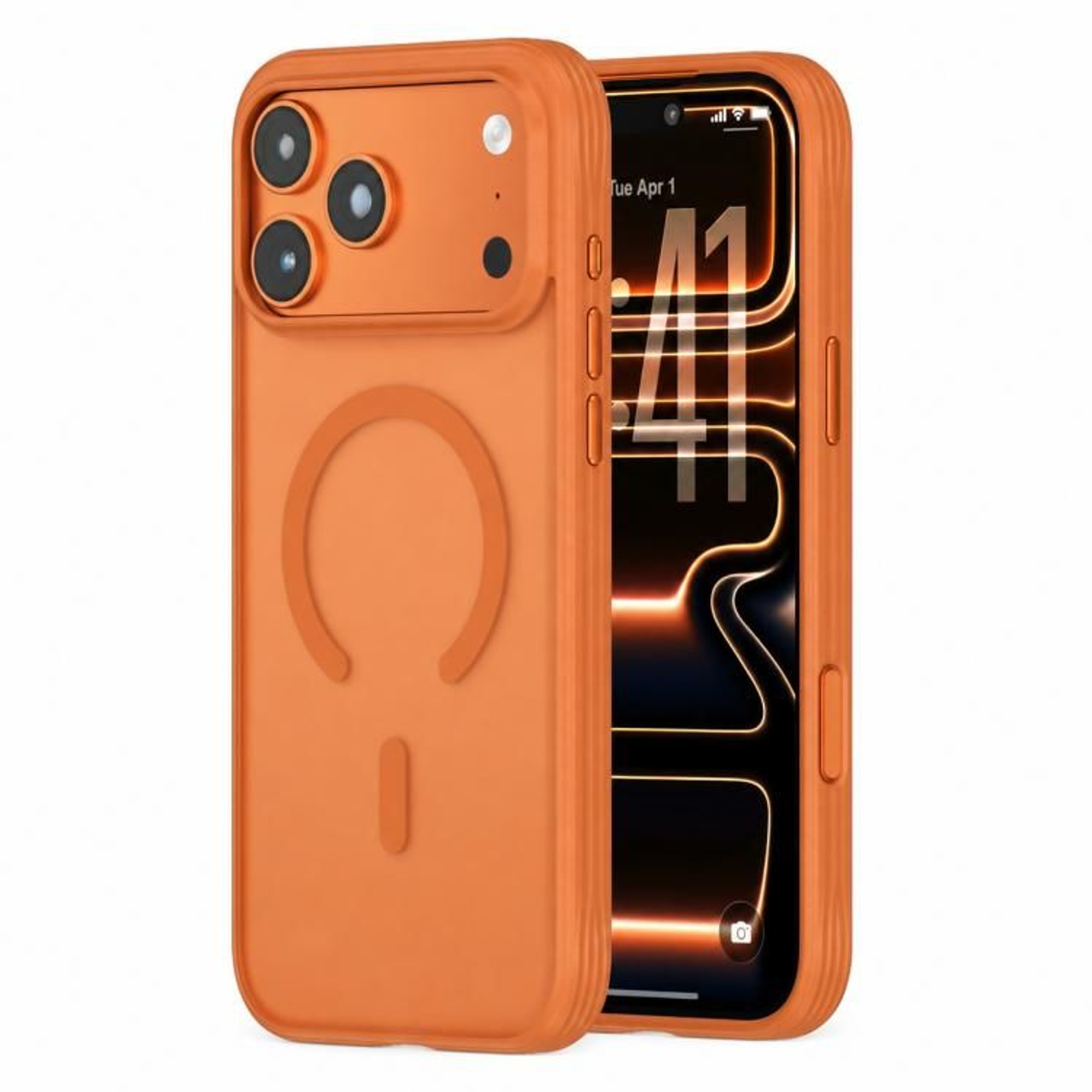 IPhone 18 Pro Textured Shockproof Magnetic Phone Case 12