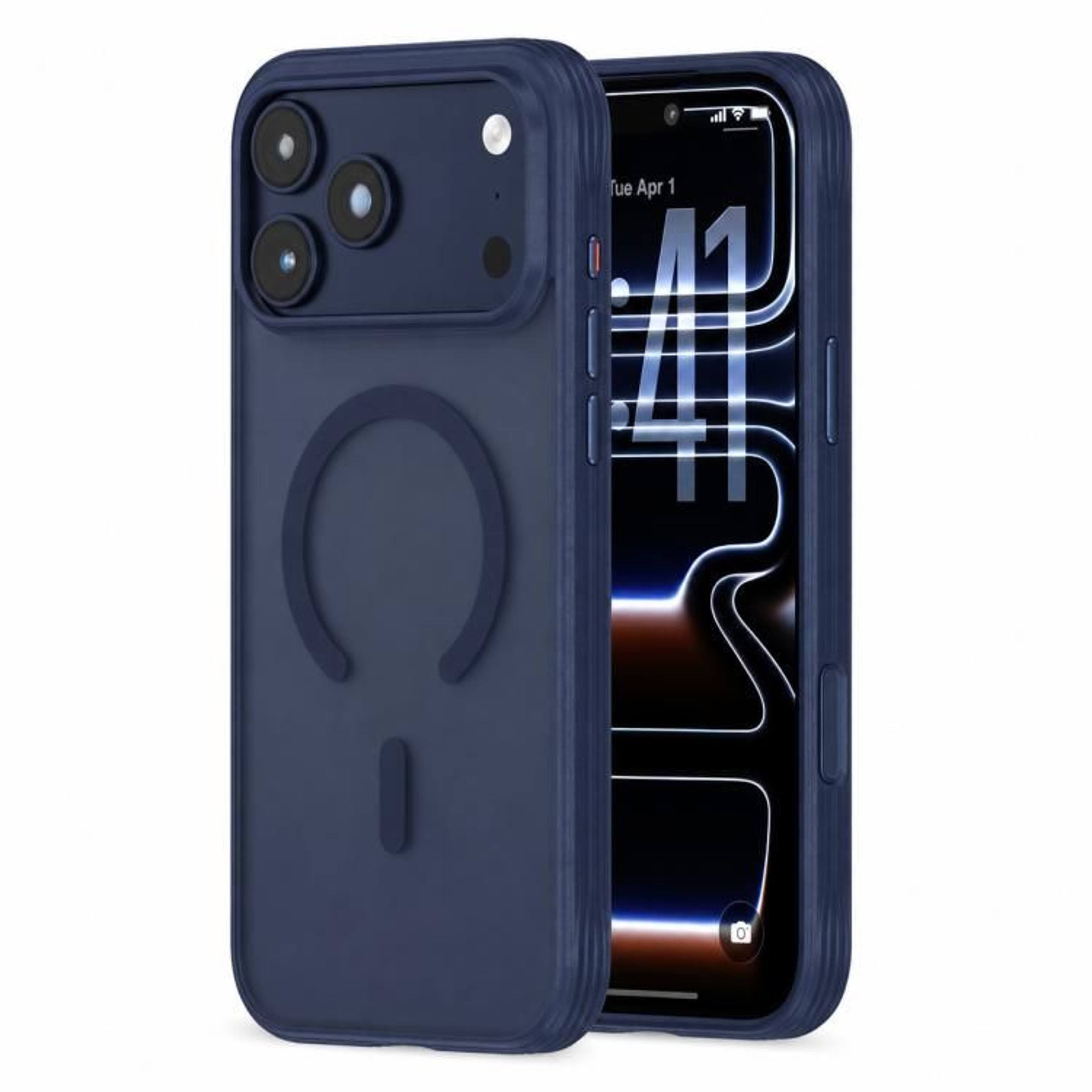 IPhone 18 Pro Textured Shockproof Magnetic Phone Case 13