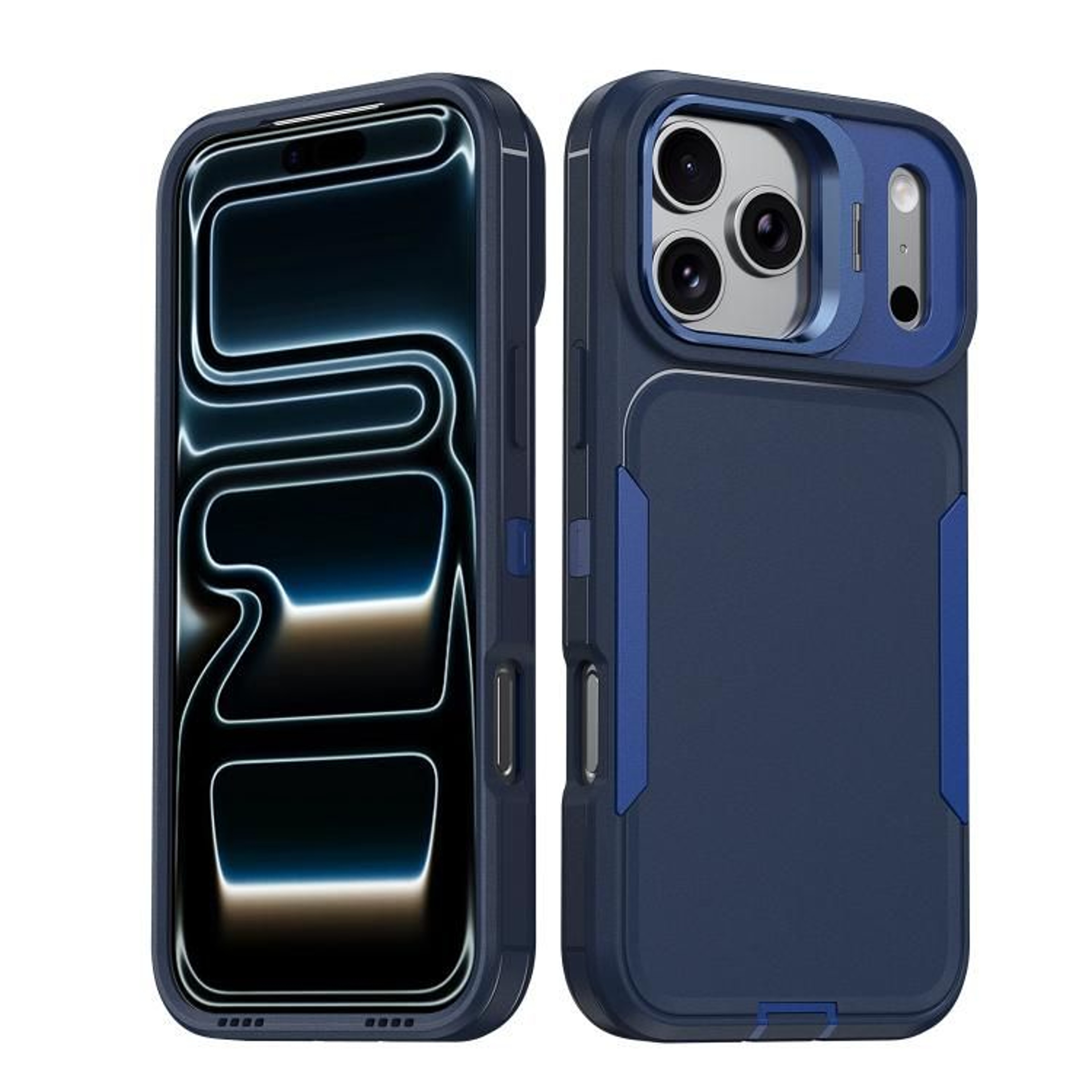 IPhone 18 Pro Lens Frame Holder Phone Case With Adjustable Hidden Holder 12