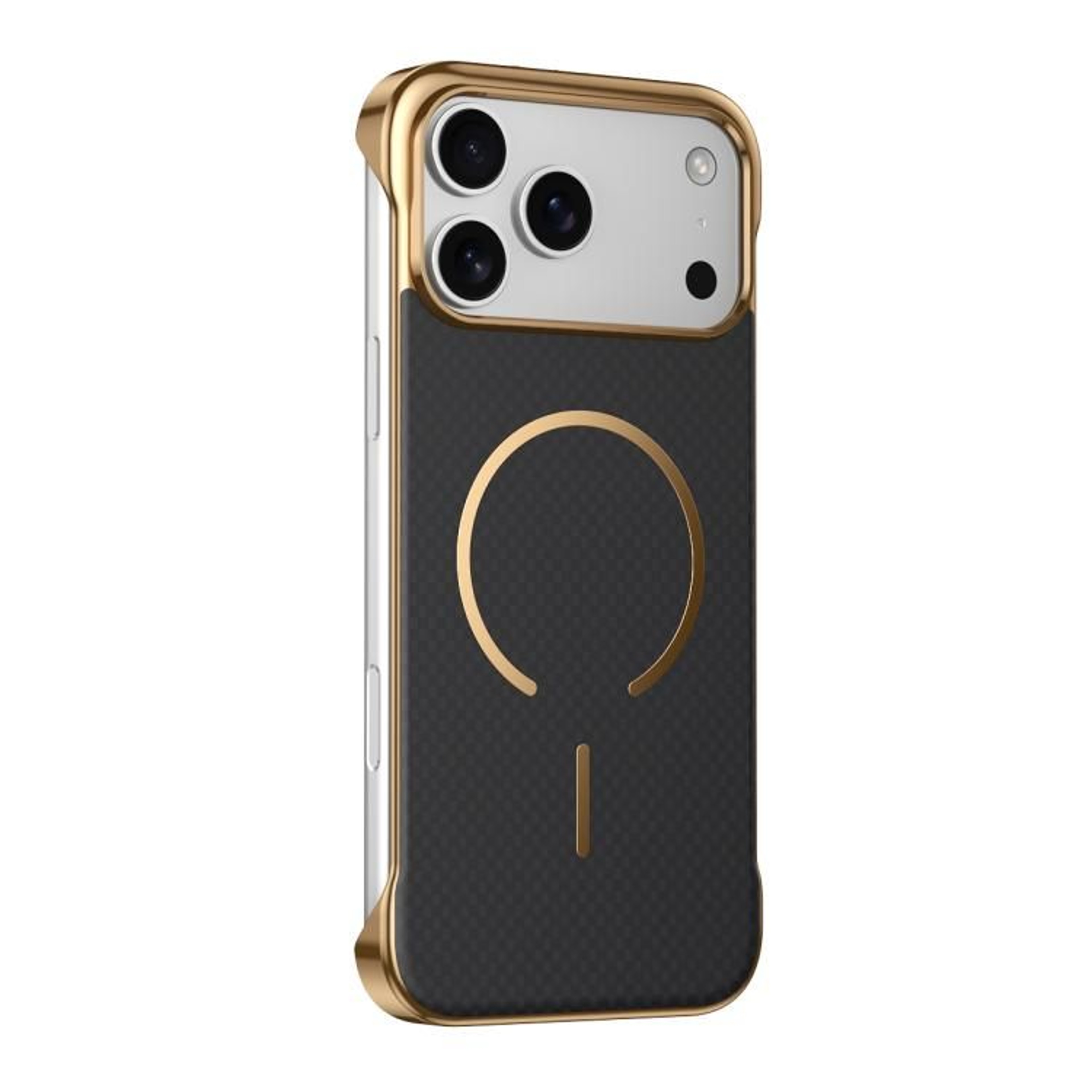 Borderless Kevlar Texture Magnetic Case For IPhone 18 Pro Max 10