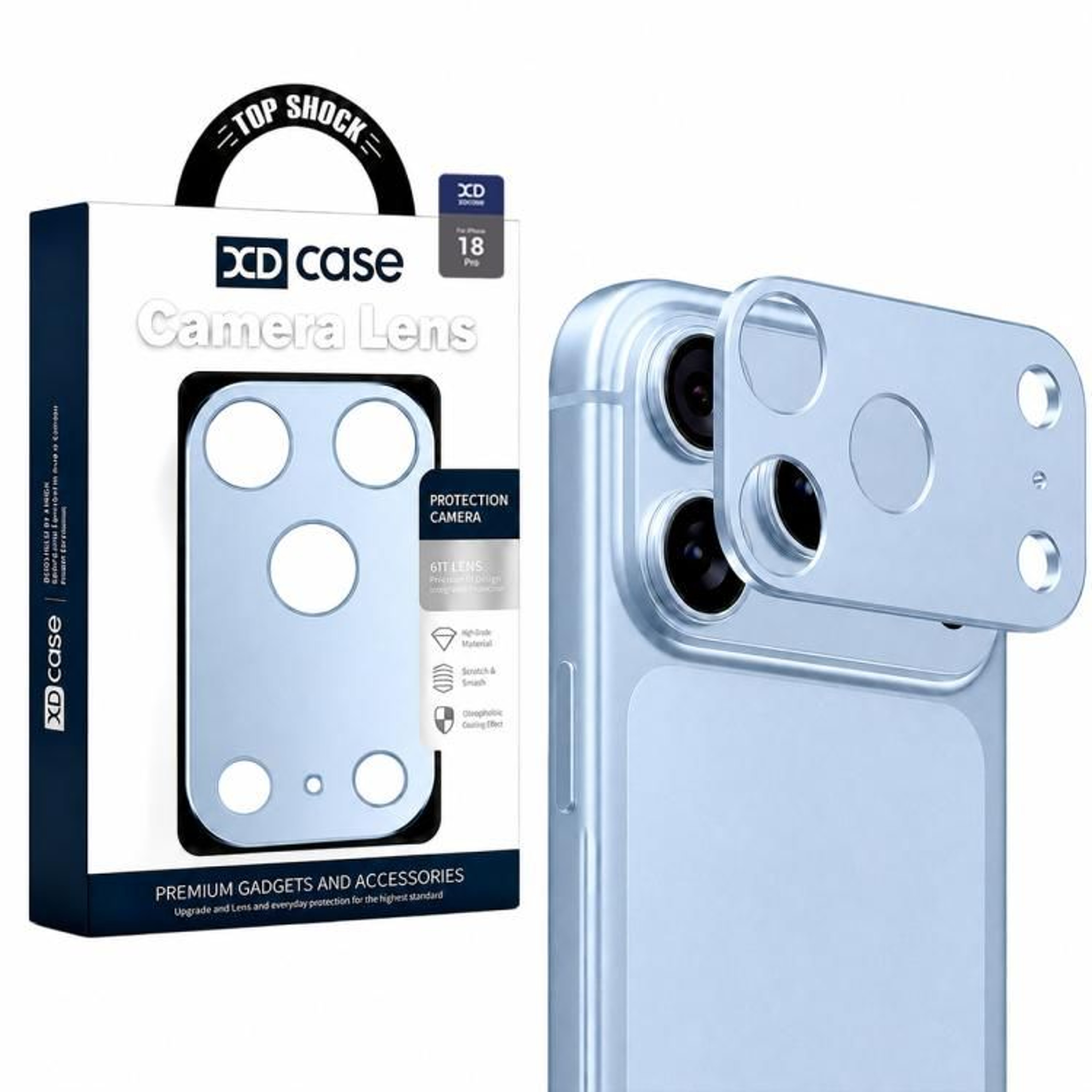 Phone 18 Pro Aluminum Alloy Hollow Camera Lens Protector 8
