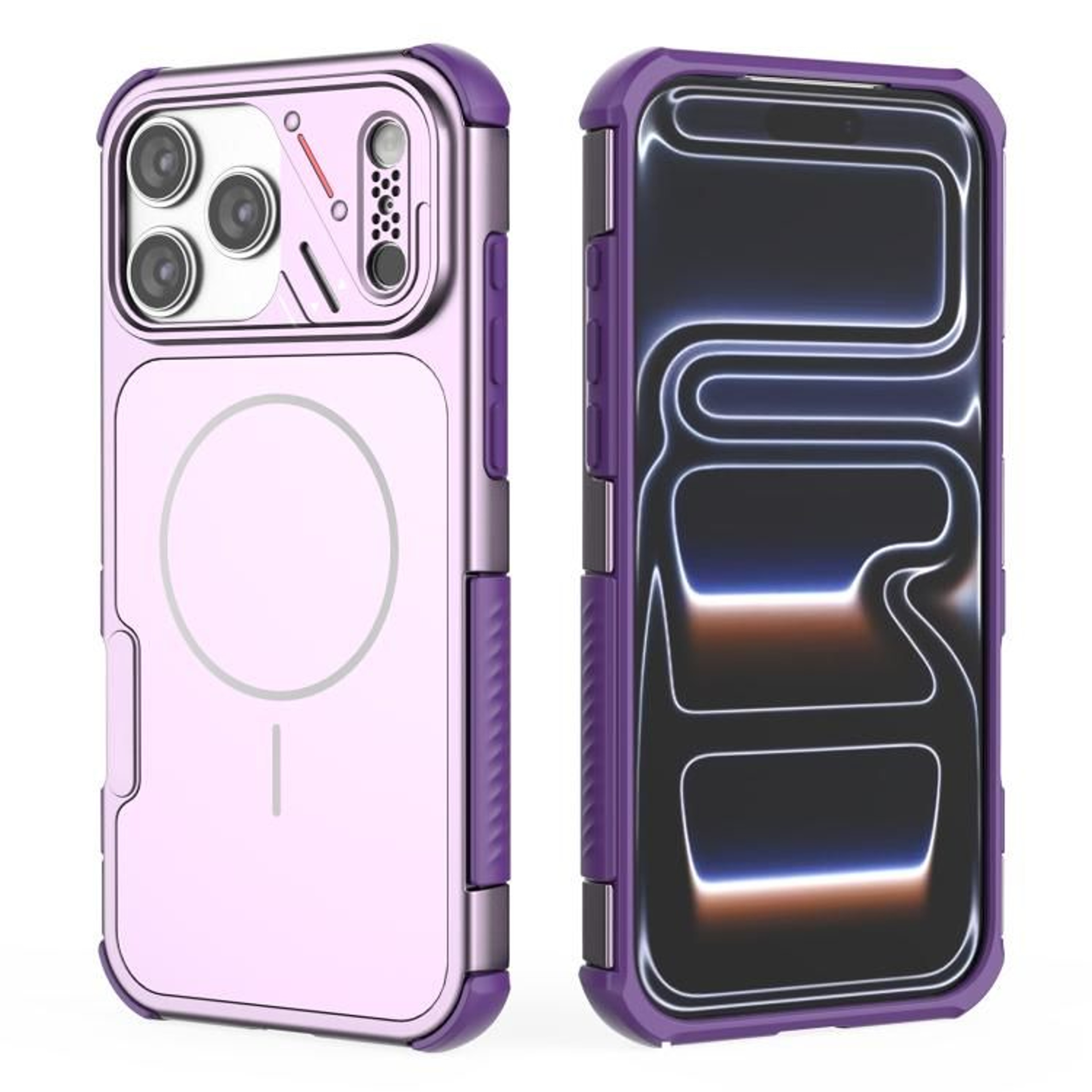 IPhone 18 Pro Max Magnetic Shockproof Case With Heat Dissipation And TPU PC Protection 10