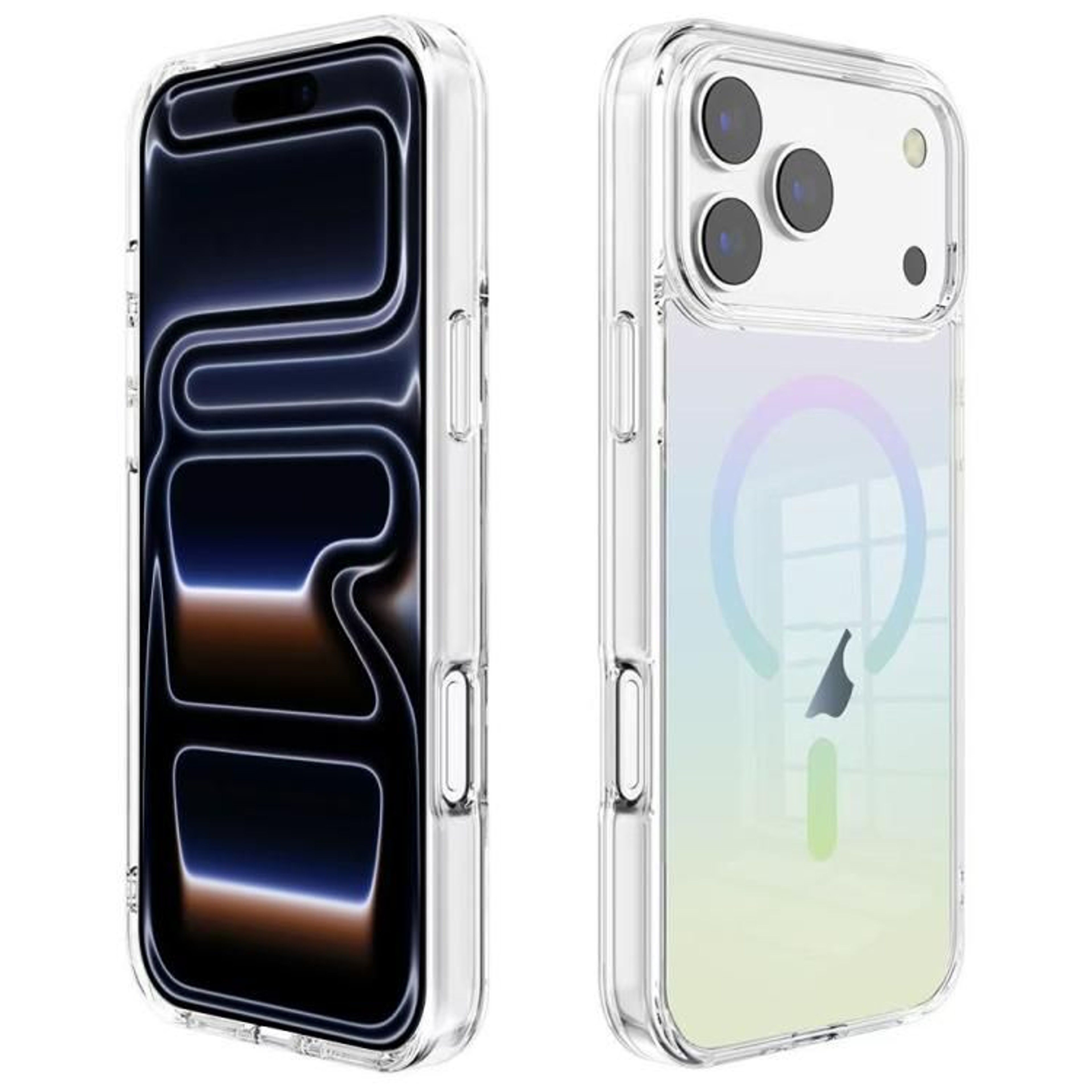 IPhone 18 Pro Max Gradient Transparent PC MagSafe Phone Case 7