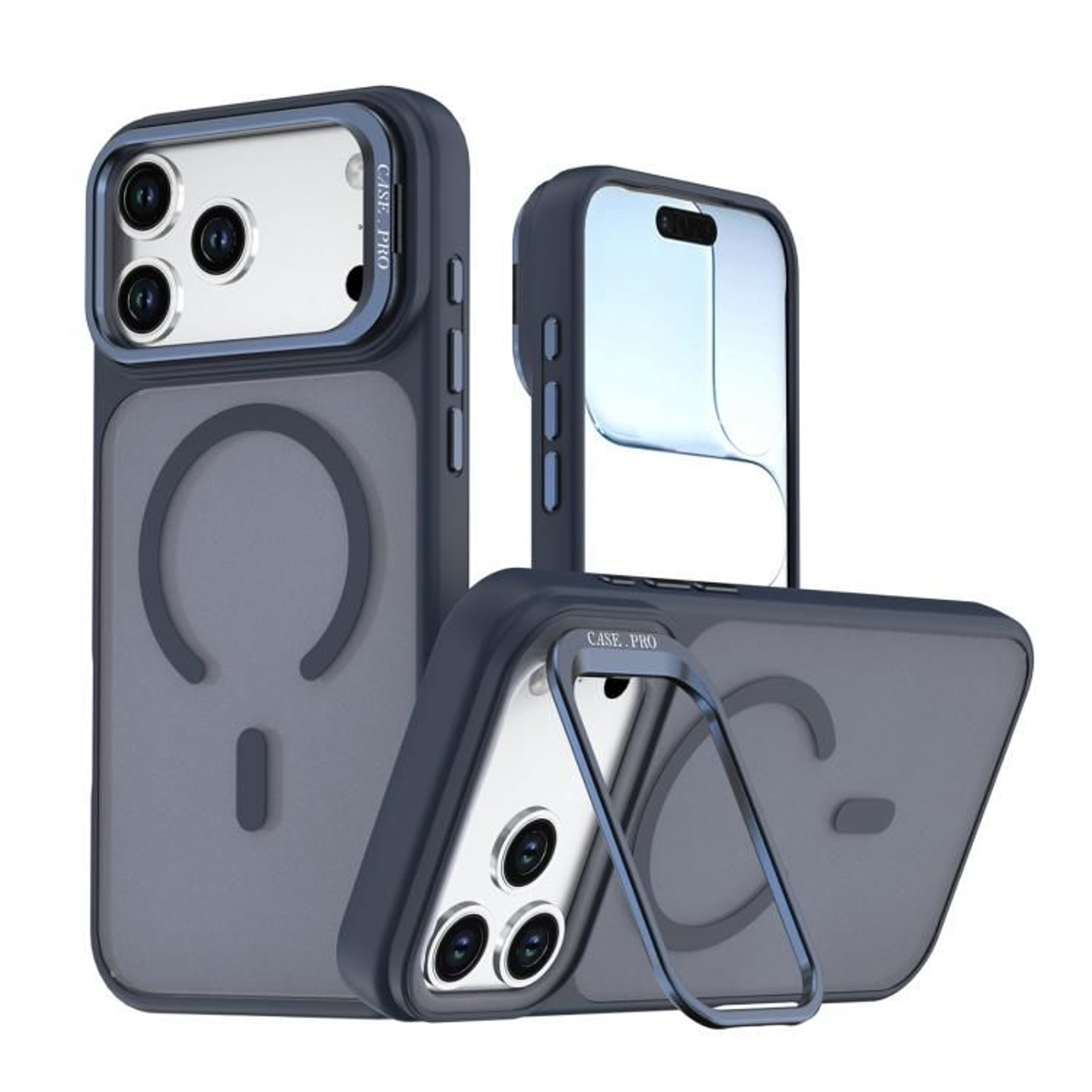 Bright Color Frosted MagSafe Phone Case With Camera Bracket For IPhone 18 Pro Max 10