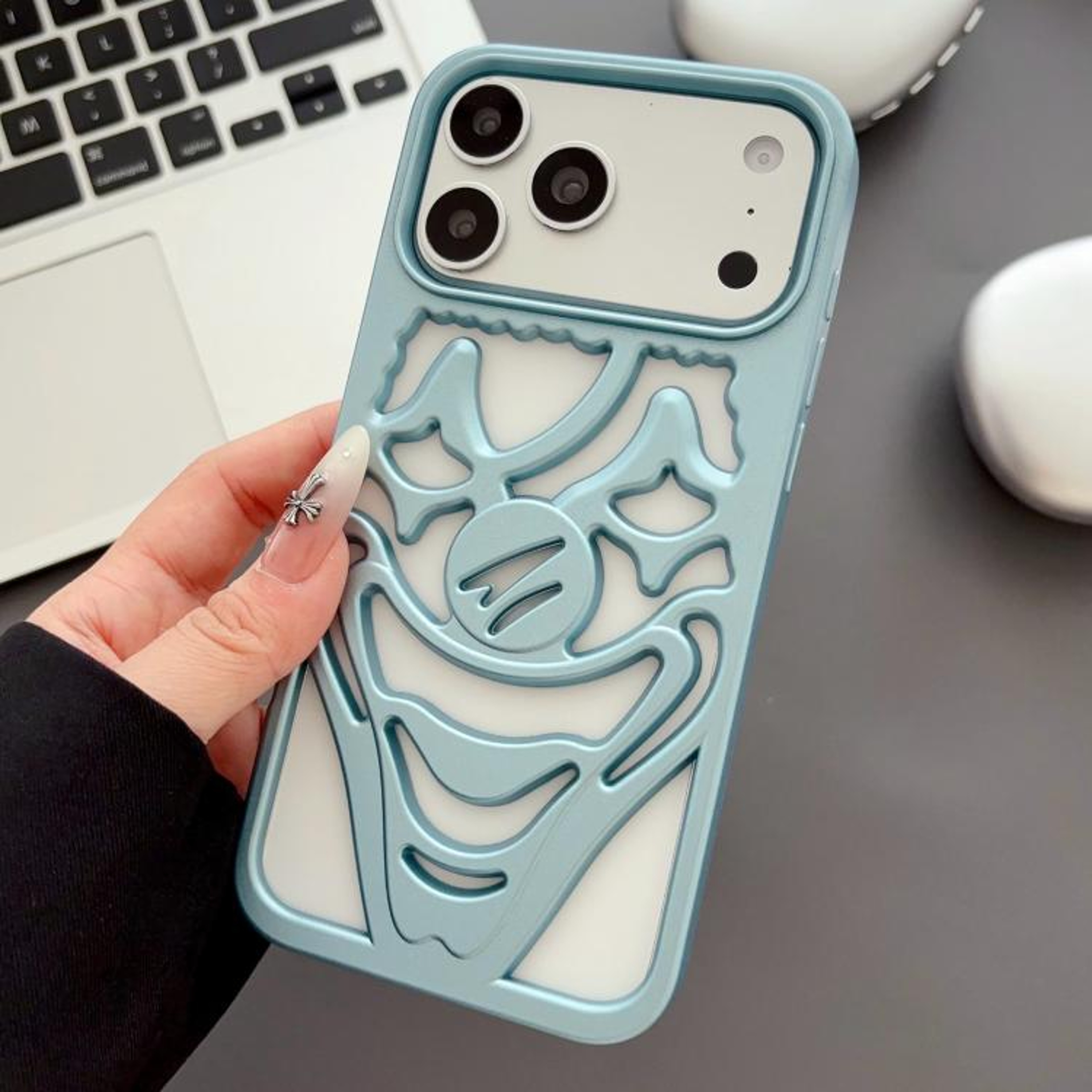 IPhone 18 Pro Max Clown TPU Phone Case With Ventilated HollowOut Design 11