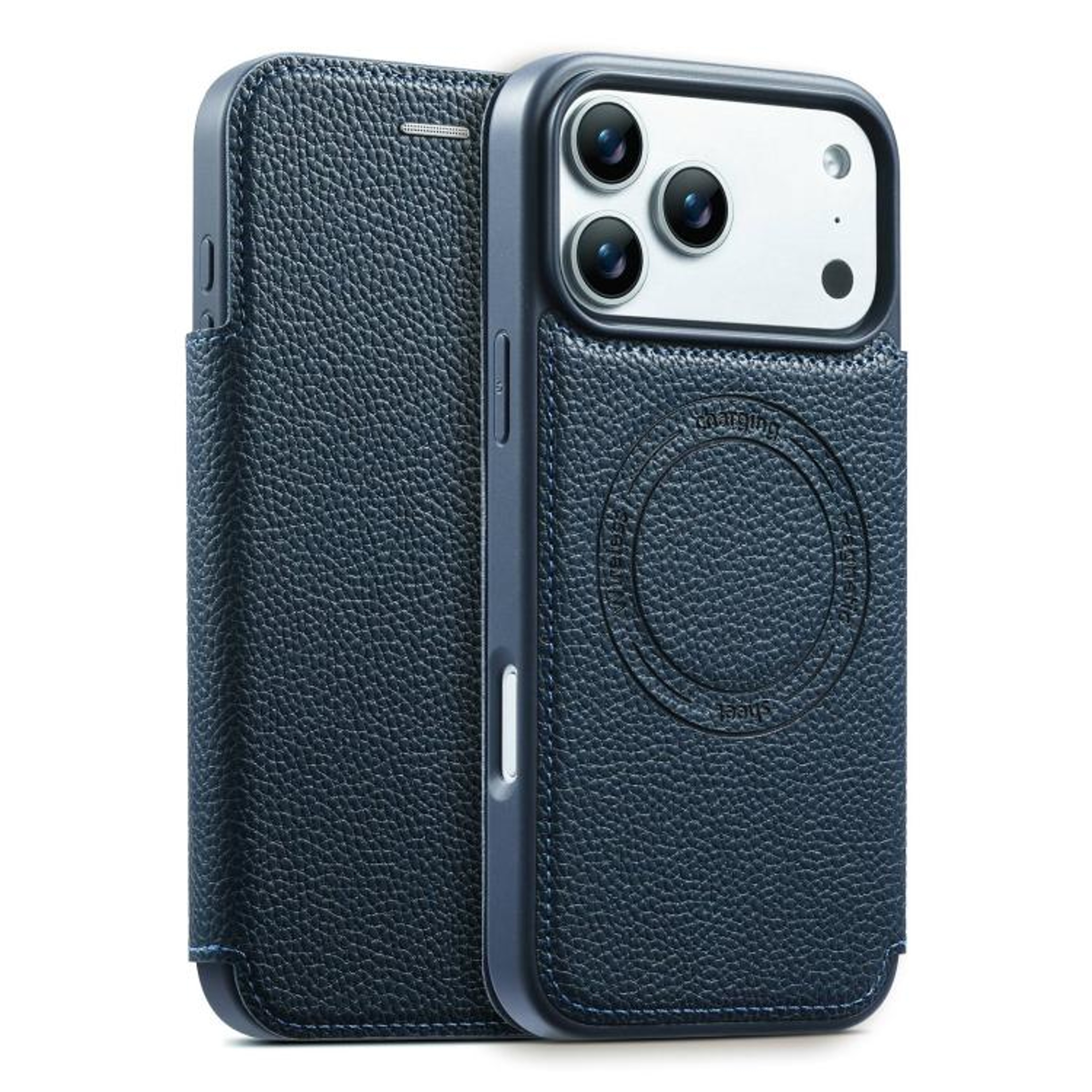 IPhone 18 Pro Max UltraThin Magnetic Vegan Leather Case With Card Slots 5