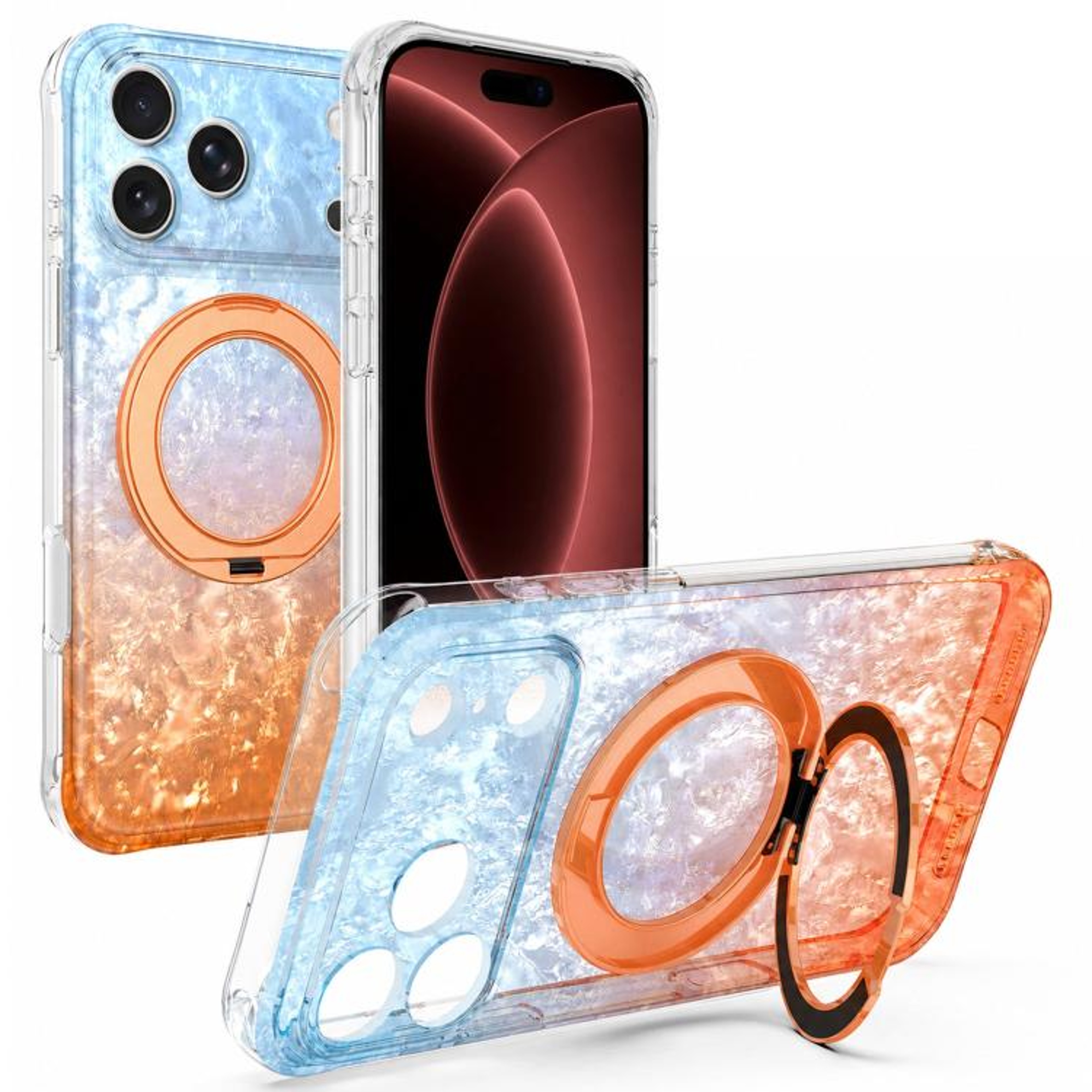 IPhone 18 Pro Magnetic Case With 360 Rotating Stand And Camera Protection 7