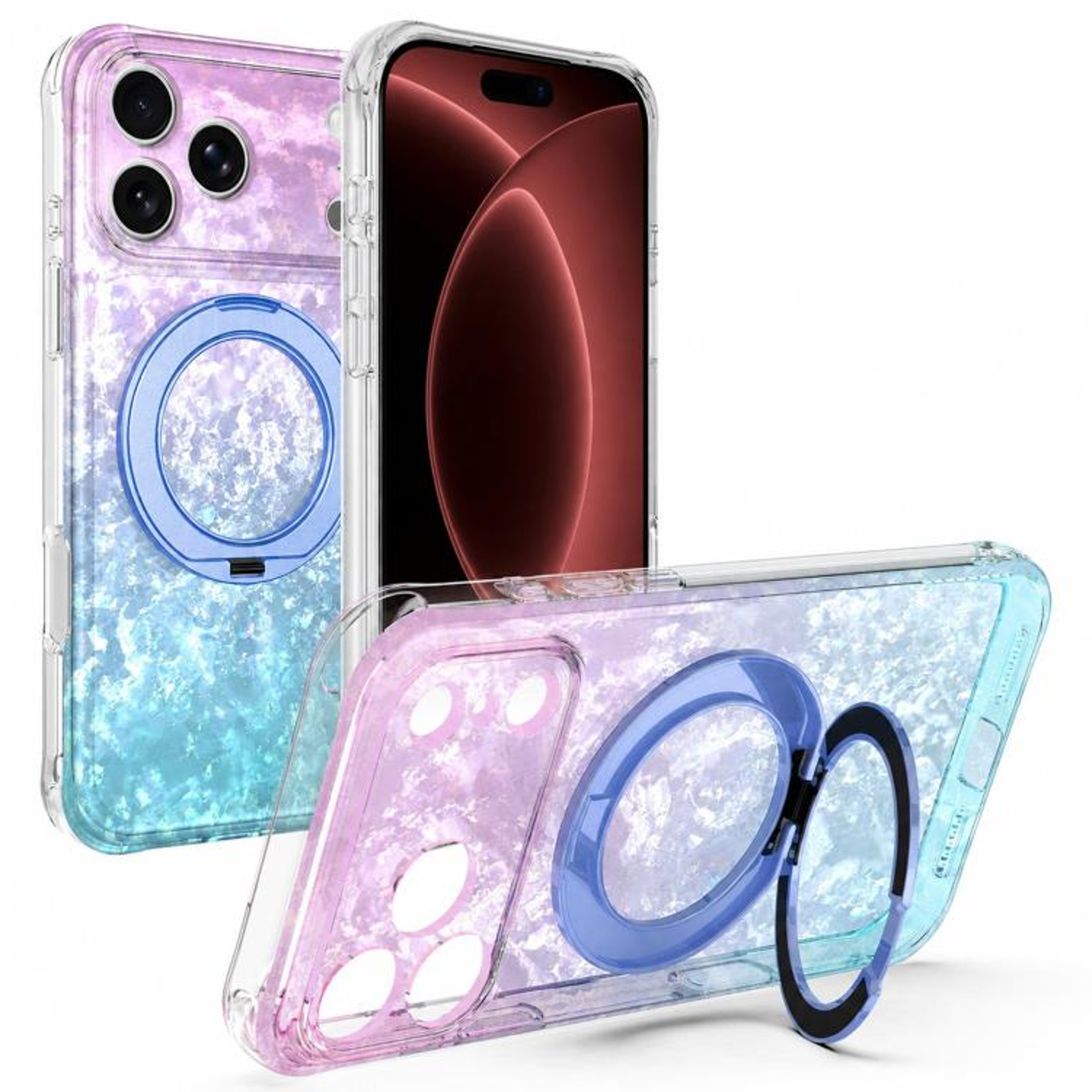 IPhone 18 Pro Magnetic Case With 360 Rotating Stand And Camera Protection 9