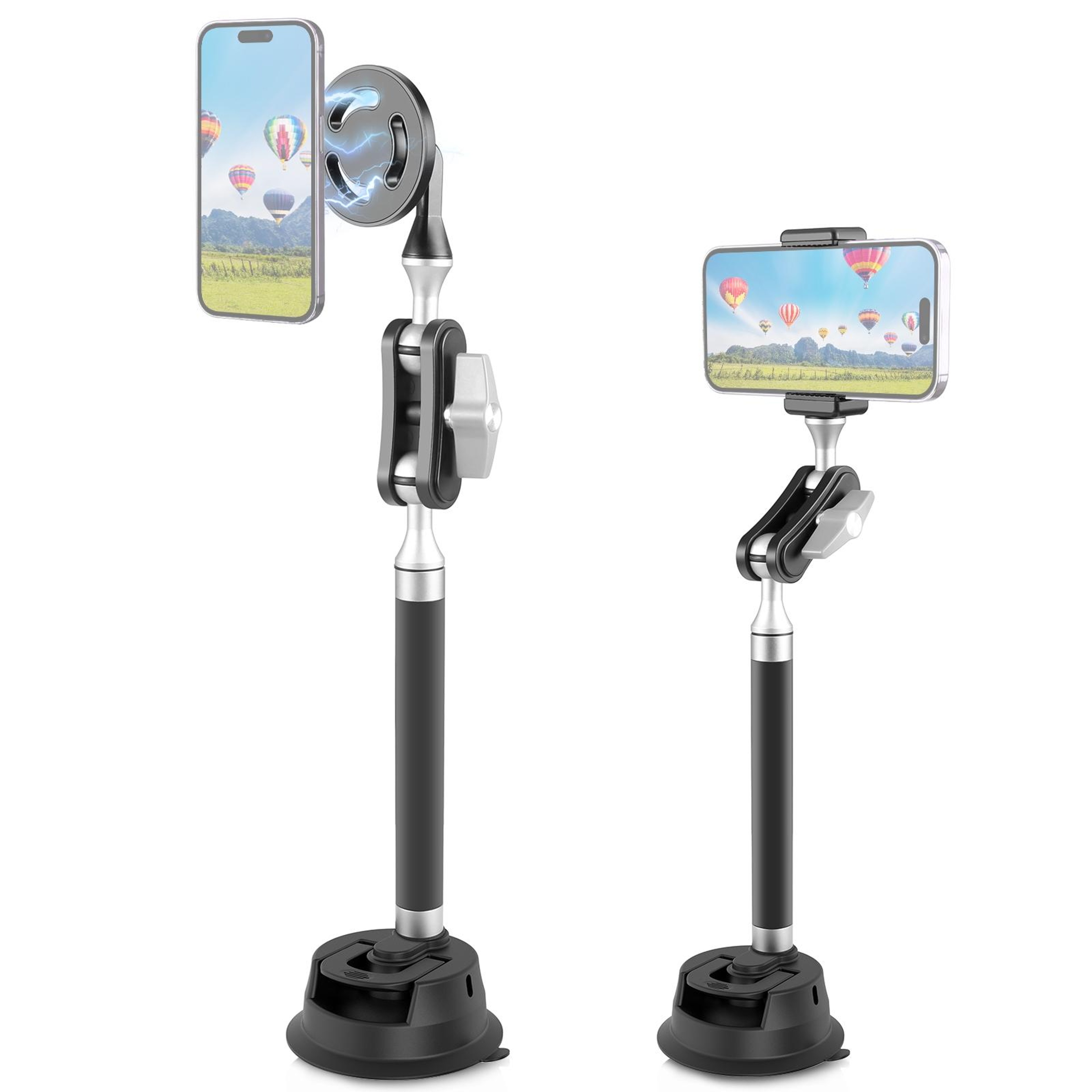 Puluz Magnetic Action Camera Mount Holder 360 Adjustable GoPro Insta360 Screw Clip Mount 1