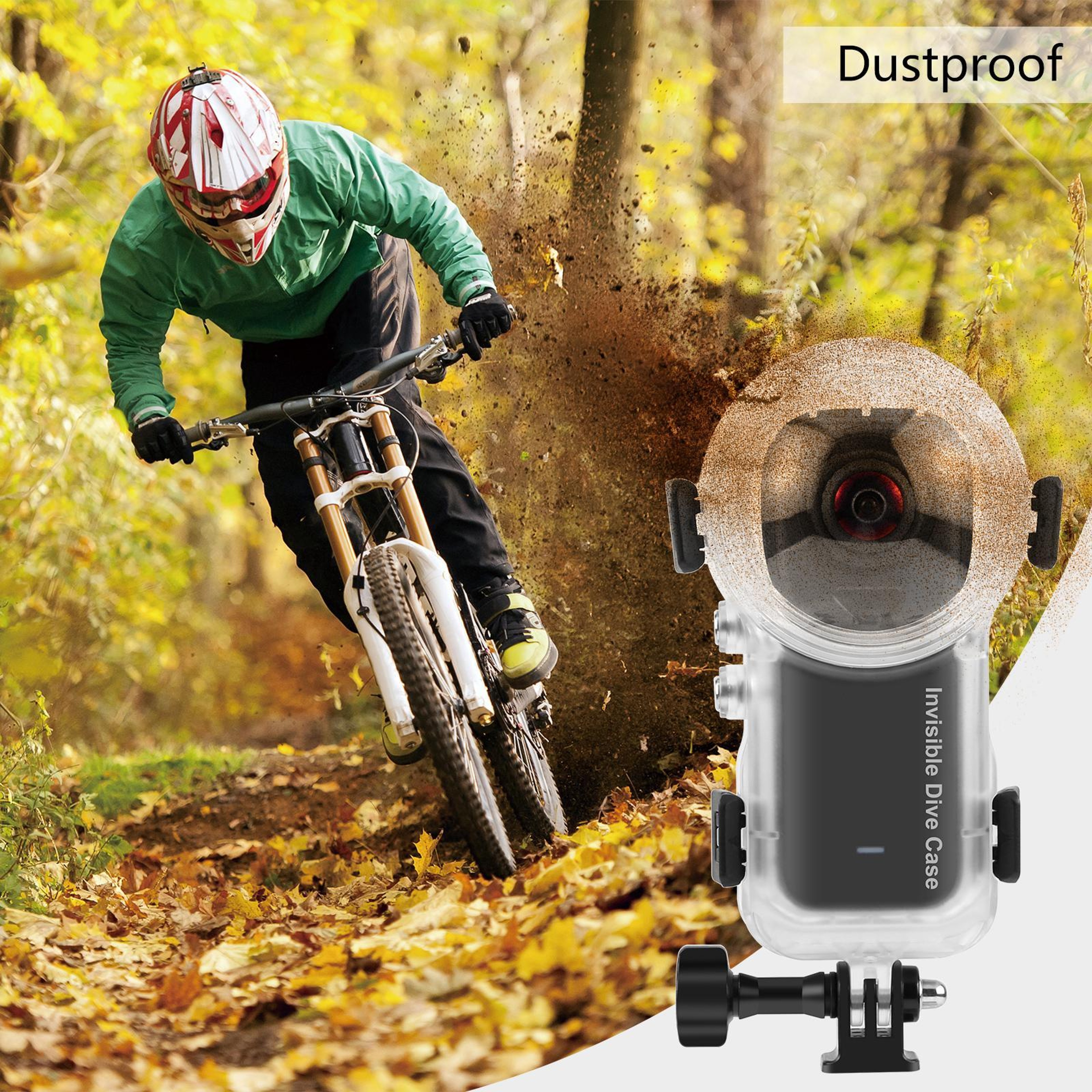 PULUZ 50m Waterproof Diving Case For Insta360 X4 Air Underwater Housing 4