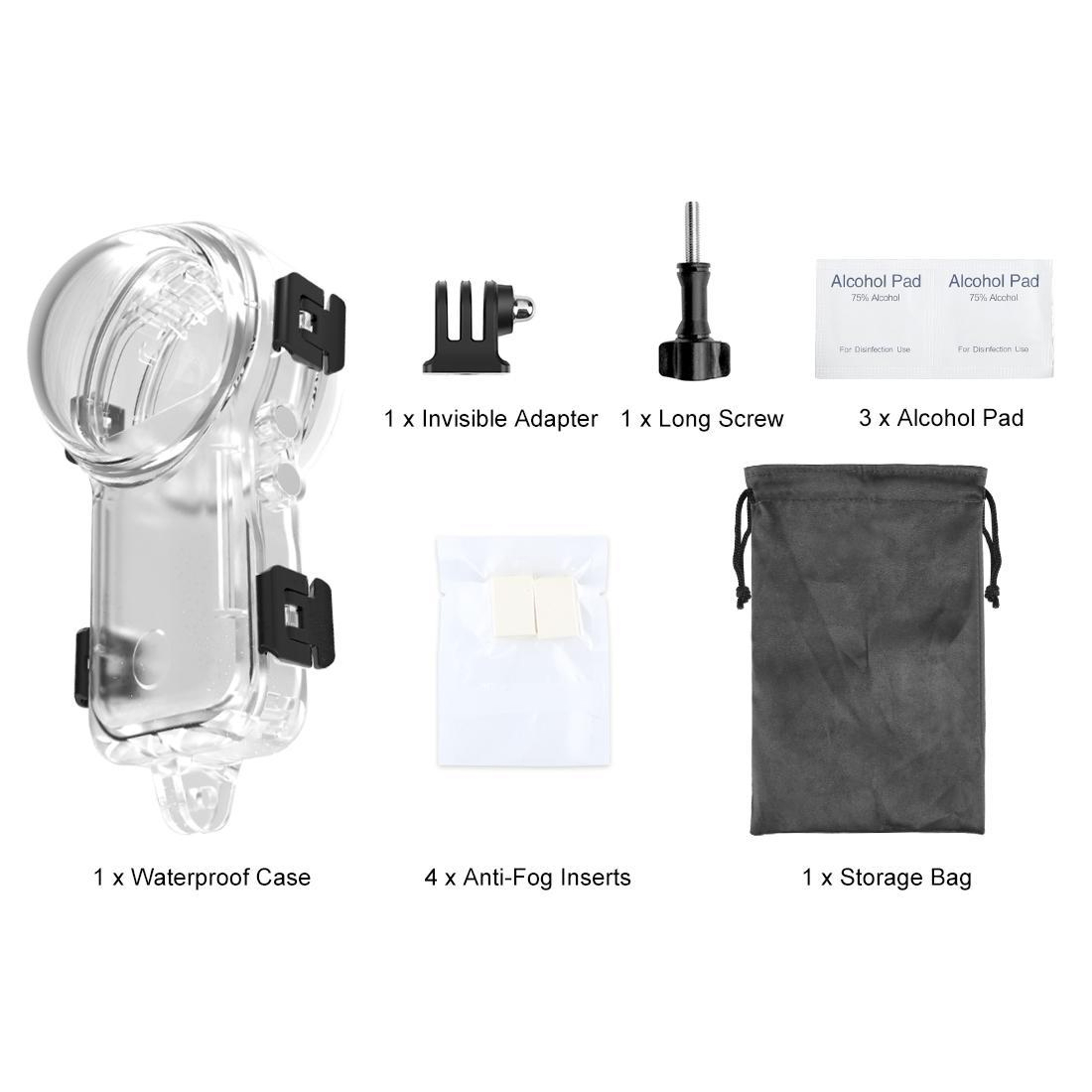 PULUZ 50m Waterproof Diving Case For Insta360 X4 Air Underwater Housing 7