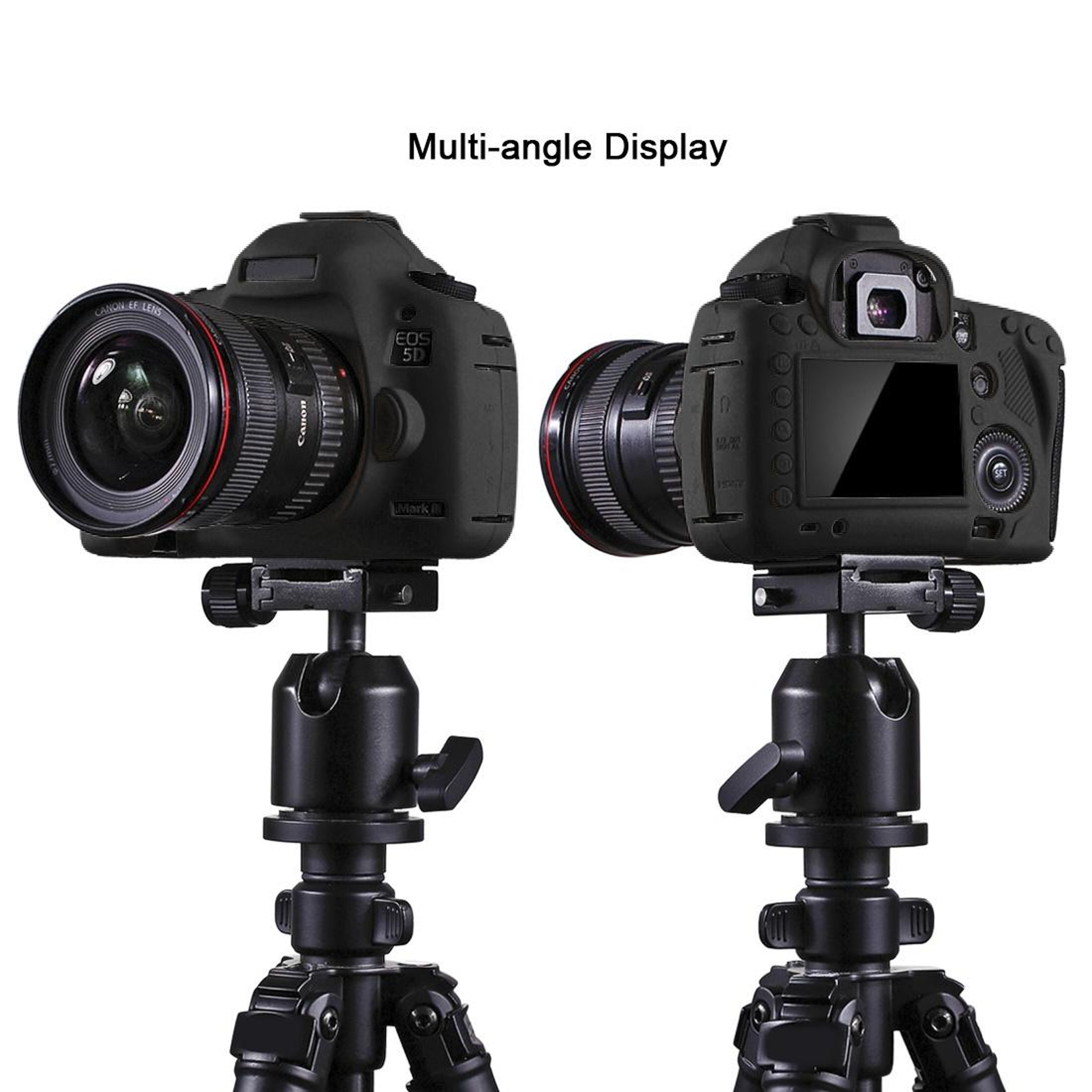 PULUZ Silicone Camera Case For Canon EOS 5D Mark III 5D3 Protective Cover 8