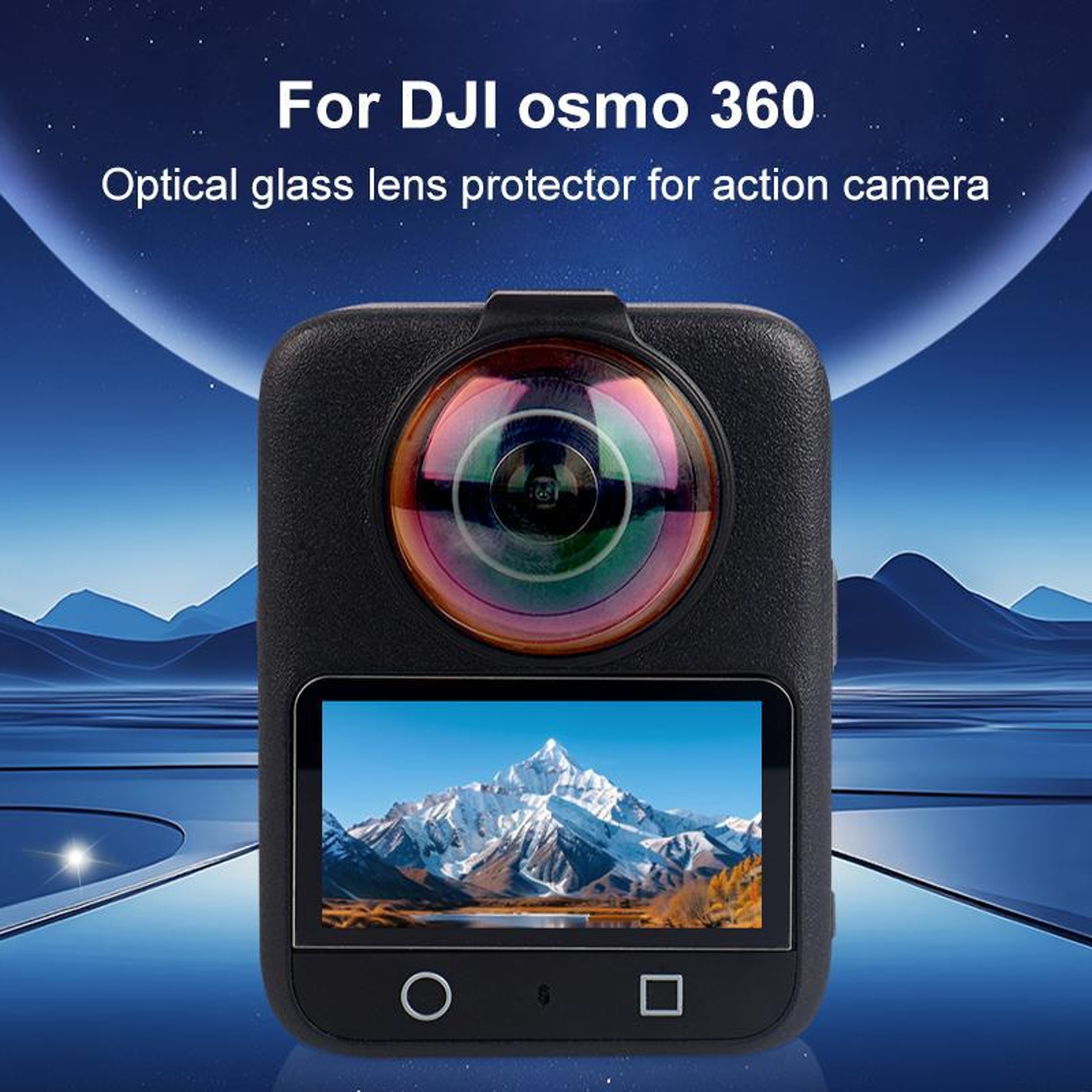 PULUZ DJI Osmo 360 Lens Protector 10H Tempered Glass Lens Guard with AR Coatings – view 2
