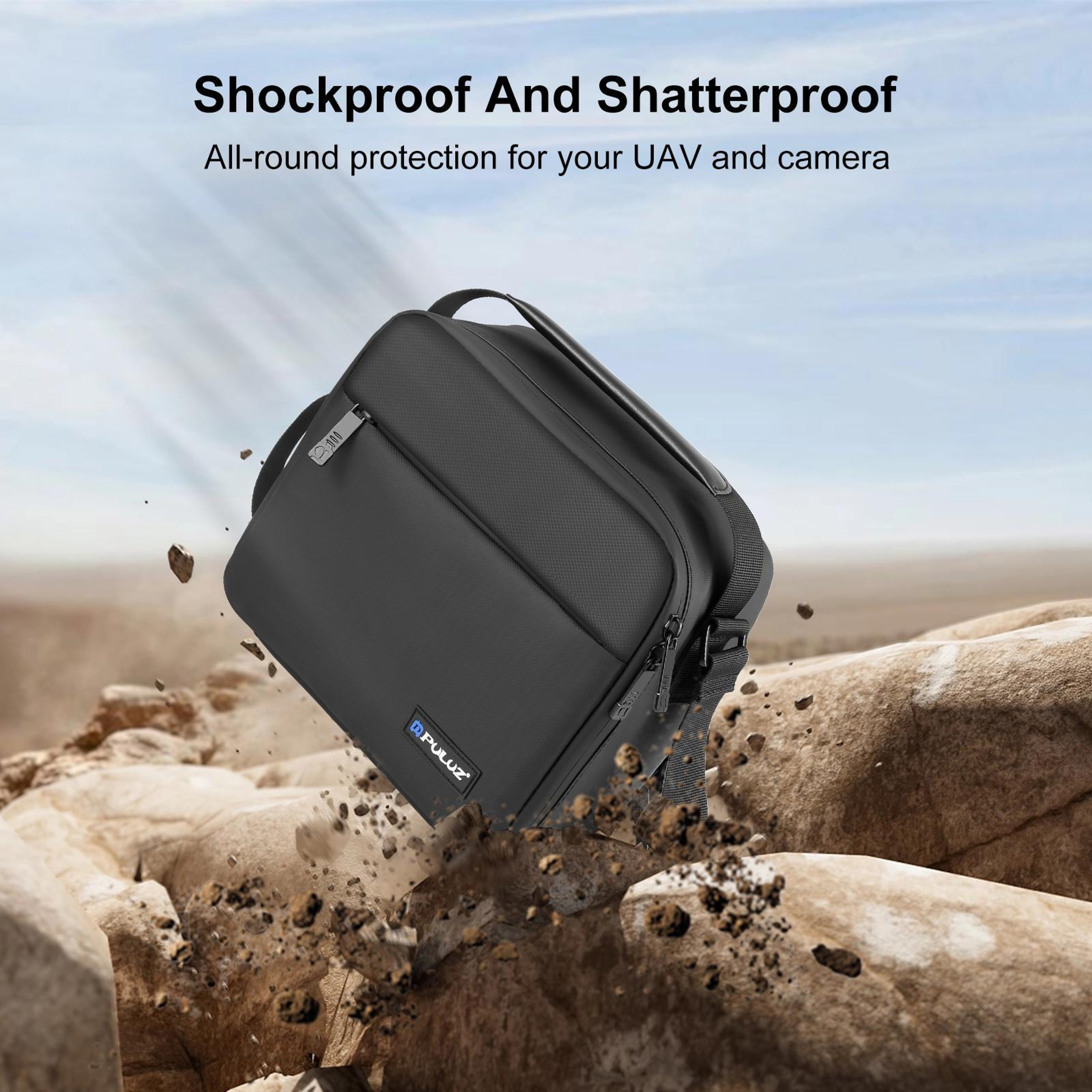 PULUZ Water Resistant DJI Mini Carrying Case  DJI Osmo Pocket Travel Storage Bag 6