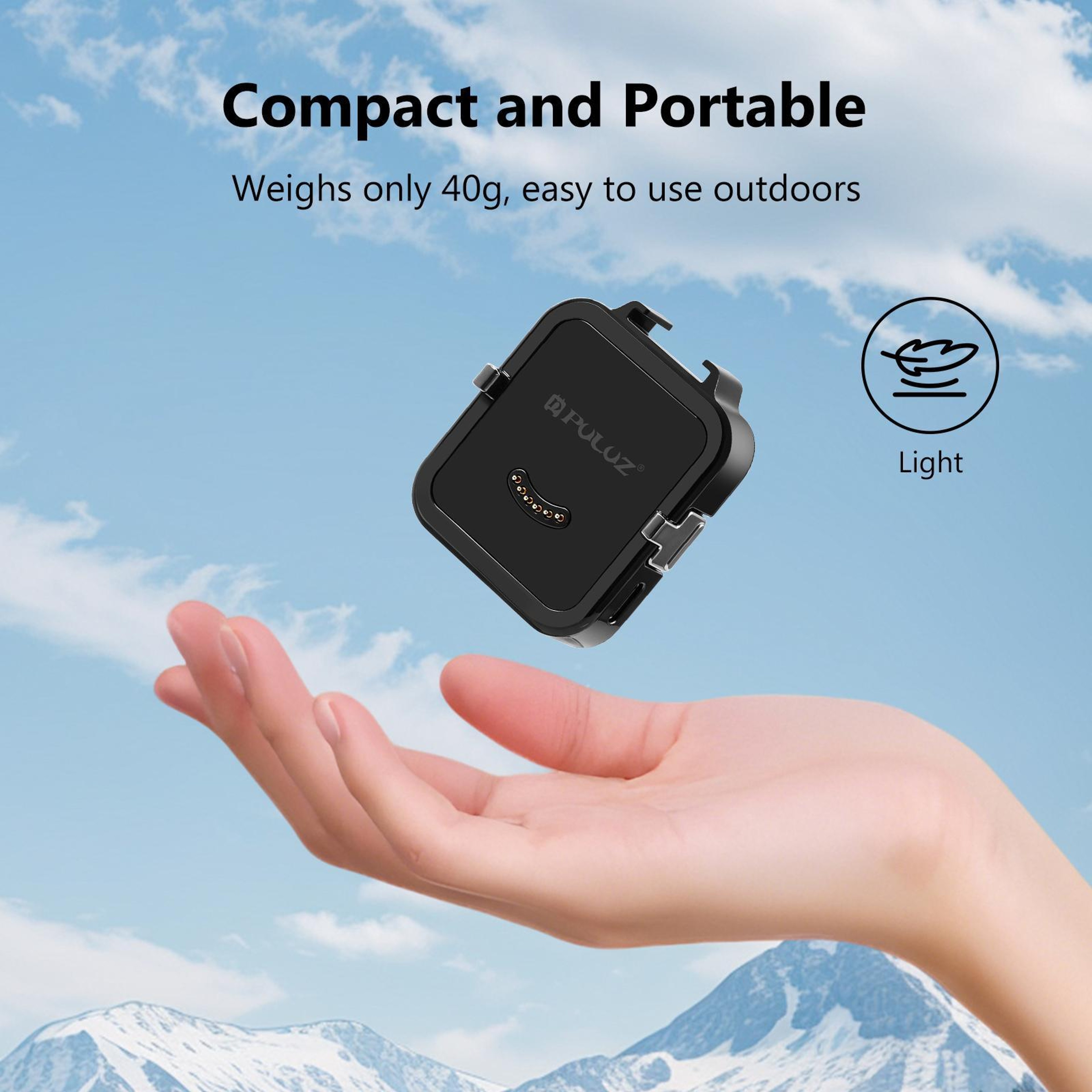 PULUZ Protective Frame Mount For Insta360 GO Ultra With Dual Adapter Base 7