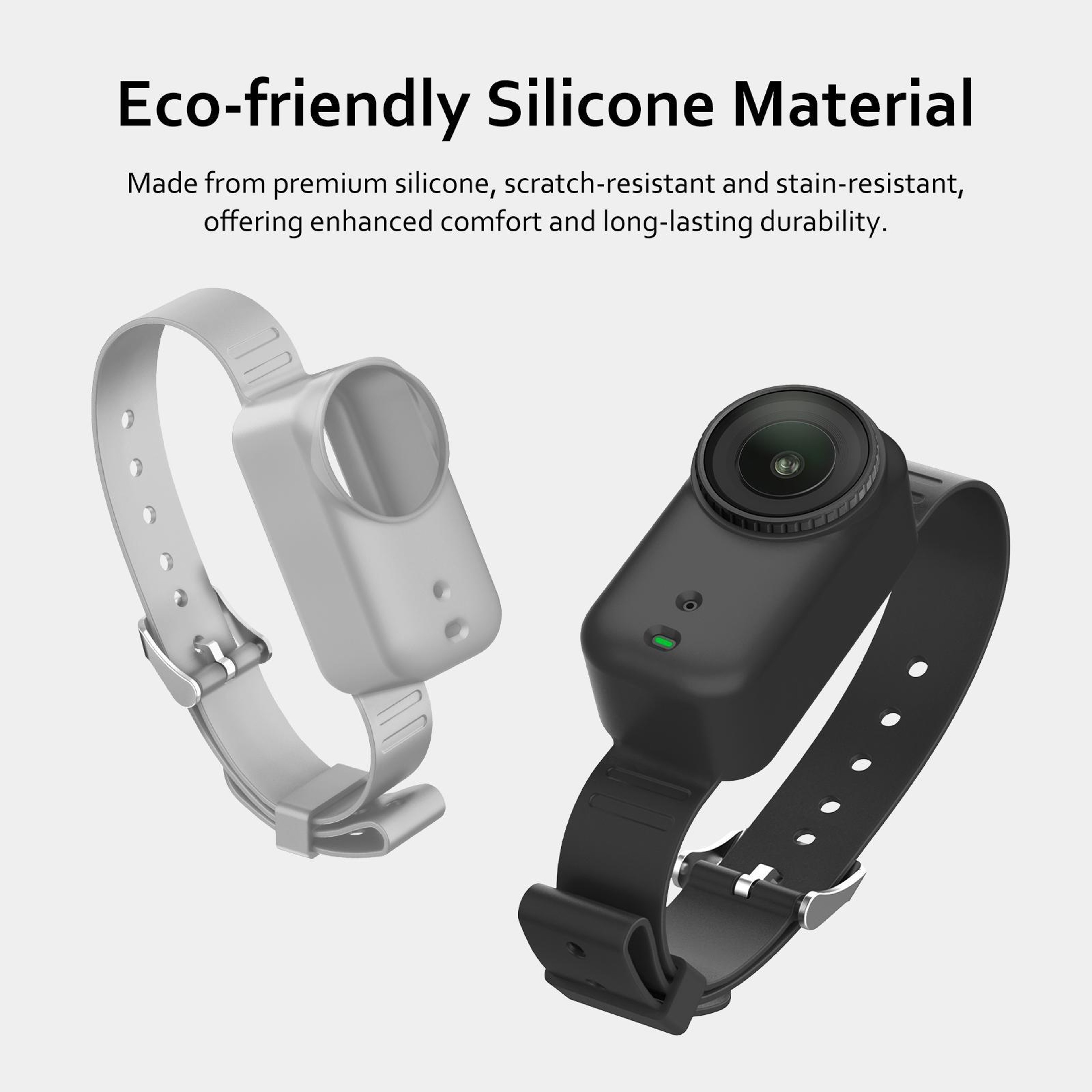 Flymile Silicone DJI Osmo Nano Wrist Strap With Adjustable Ventilated Comfort Fit 3