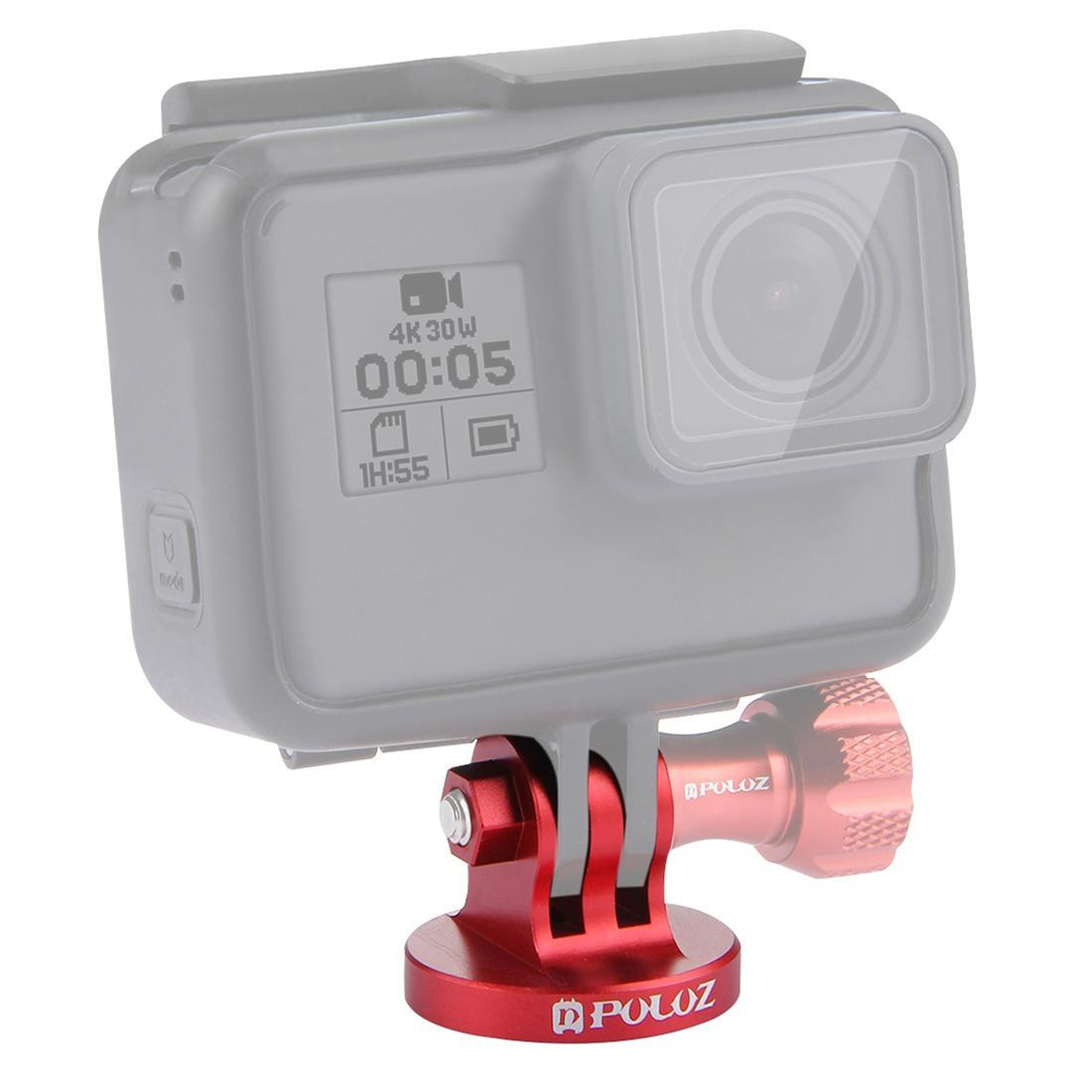 PULUZ CNC Tripod Mount Adapter For GoPro Insta360  DJI Action Cameras 8