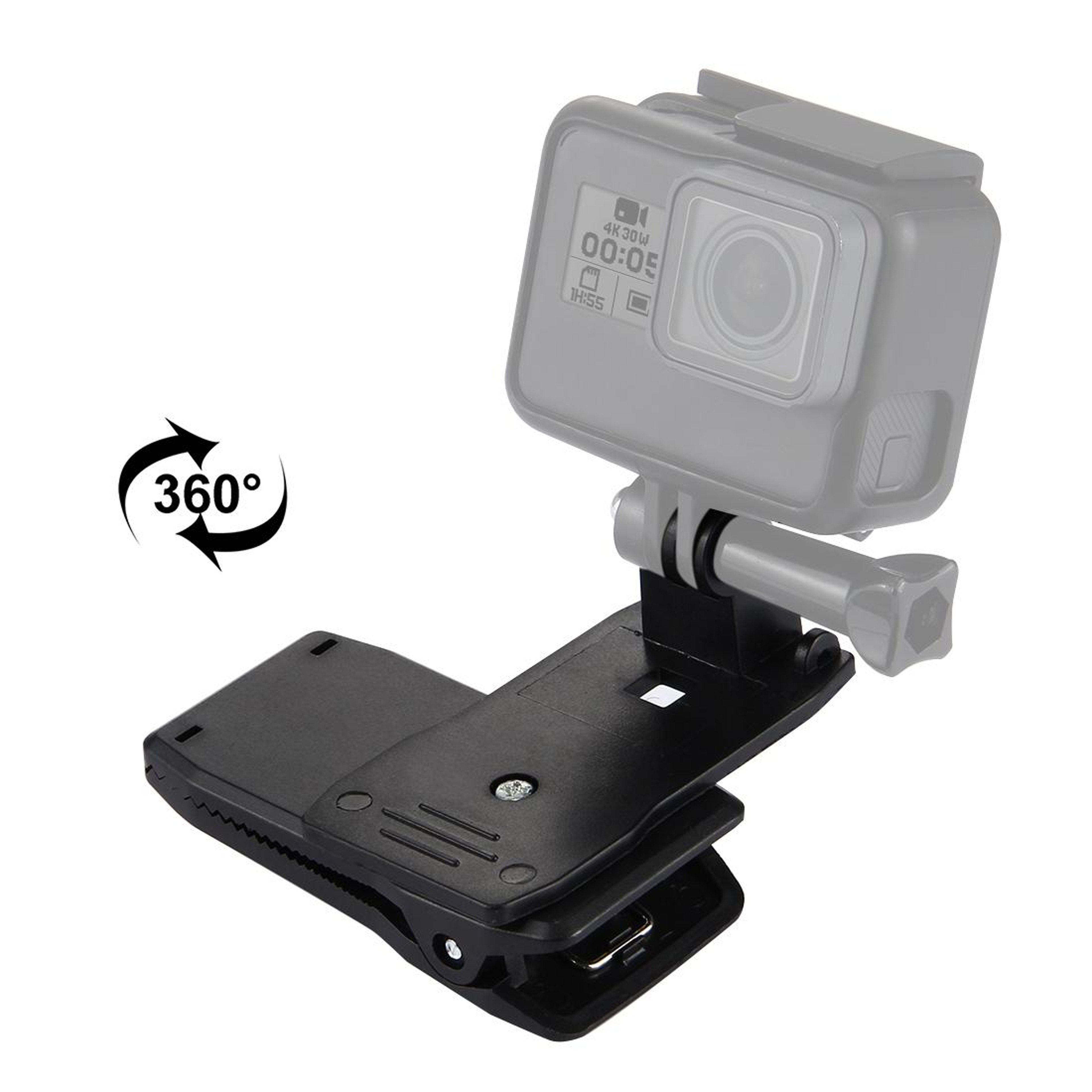 Puluz GoPro  Action Camera Flexible Clamp Mount With Adjustable Neck For Stable Hands Free Shots 9