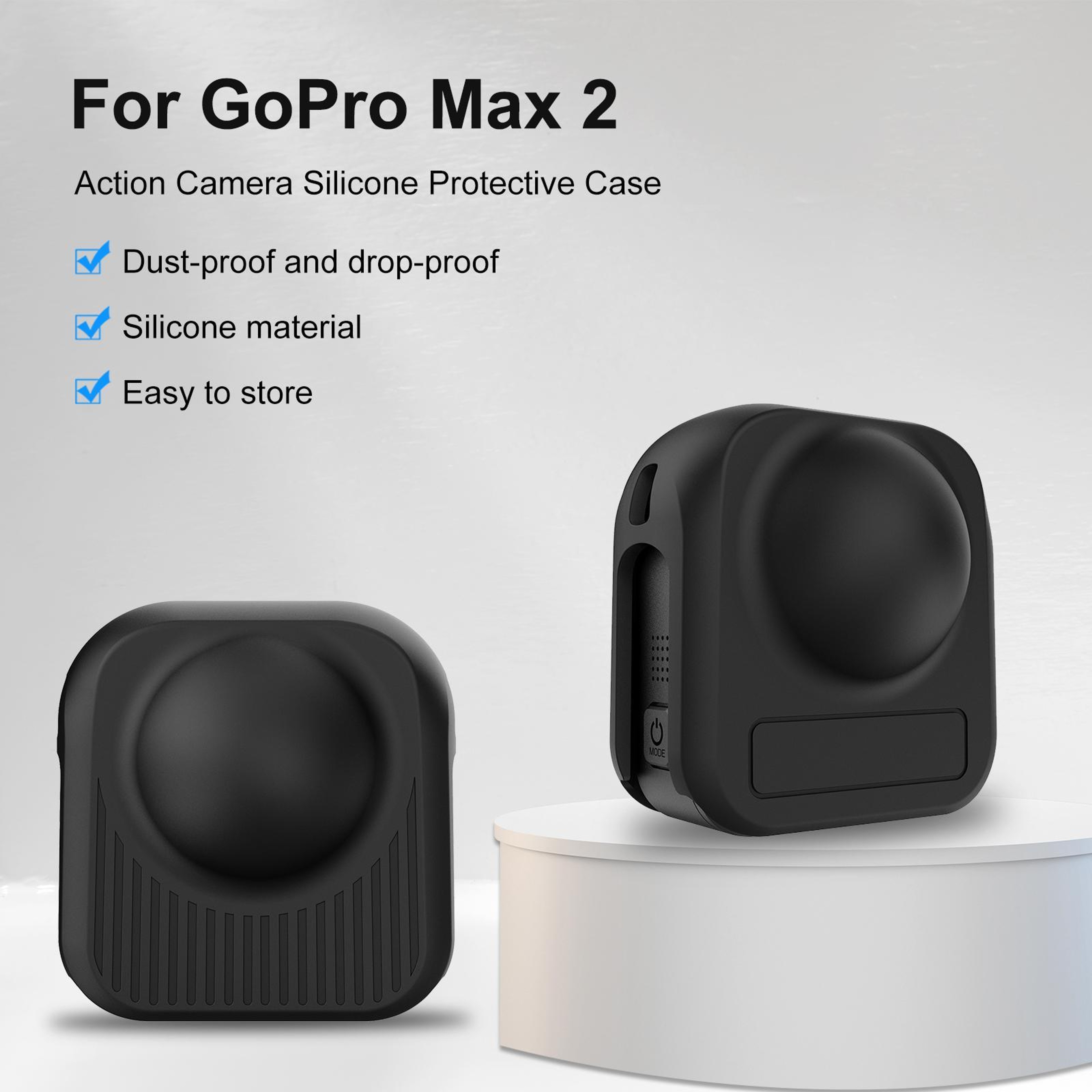 PULUZ GoPro MAX2 Side Cover Replacement With Charging Port Protection 1
