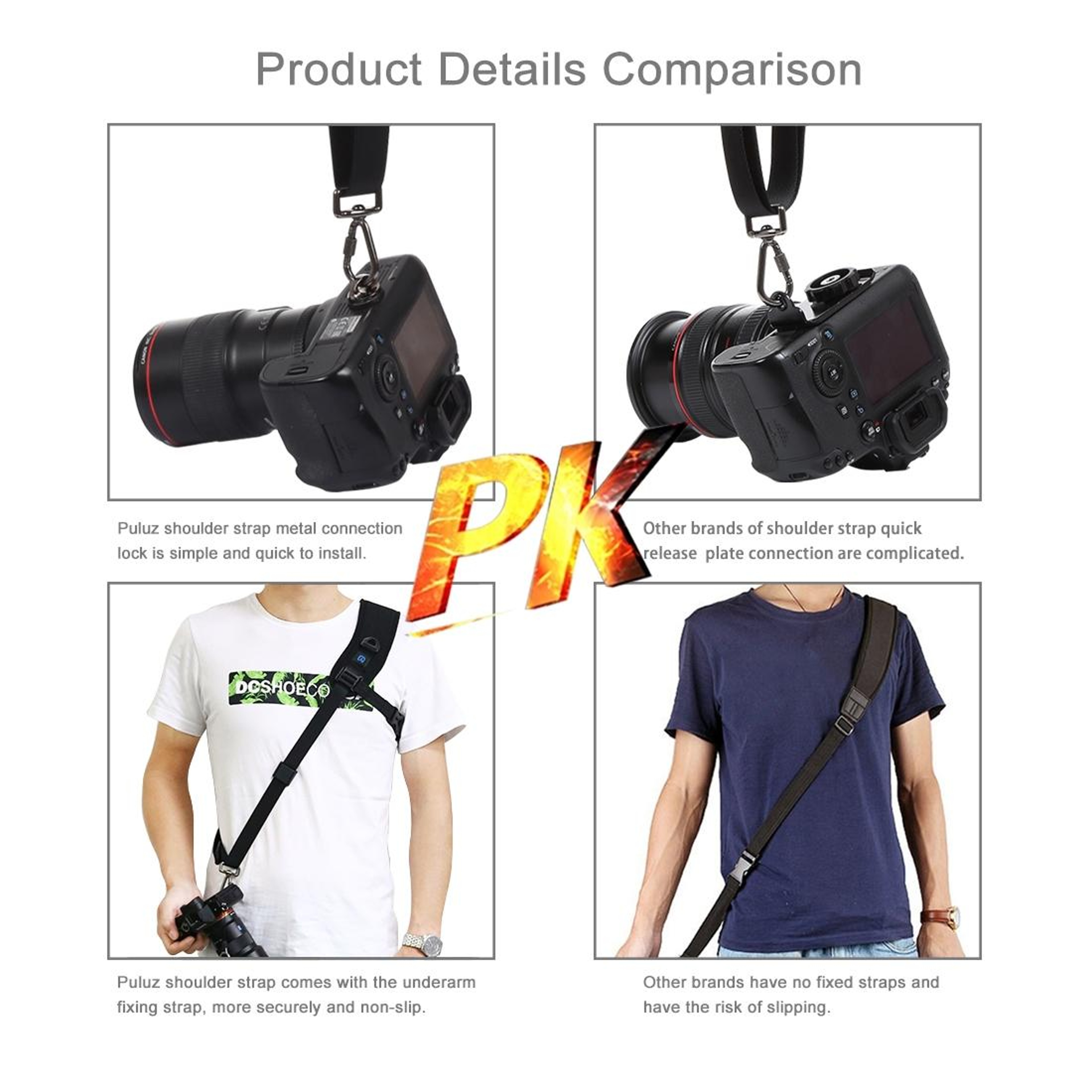 TrailReady Camera Capture Clip With Quick Release Plate For Backpacks  Belts 4