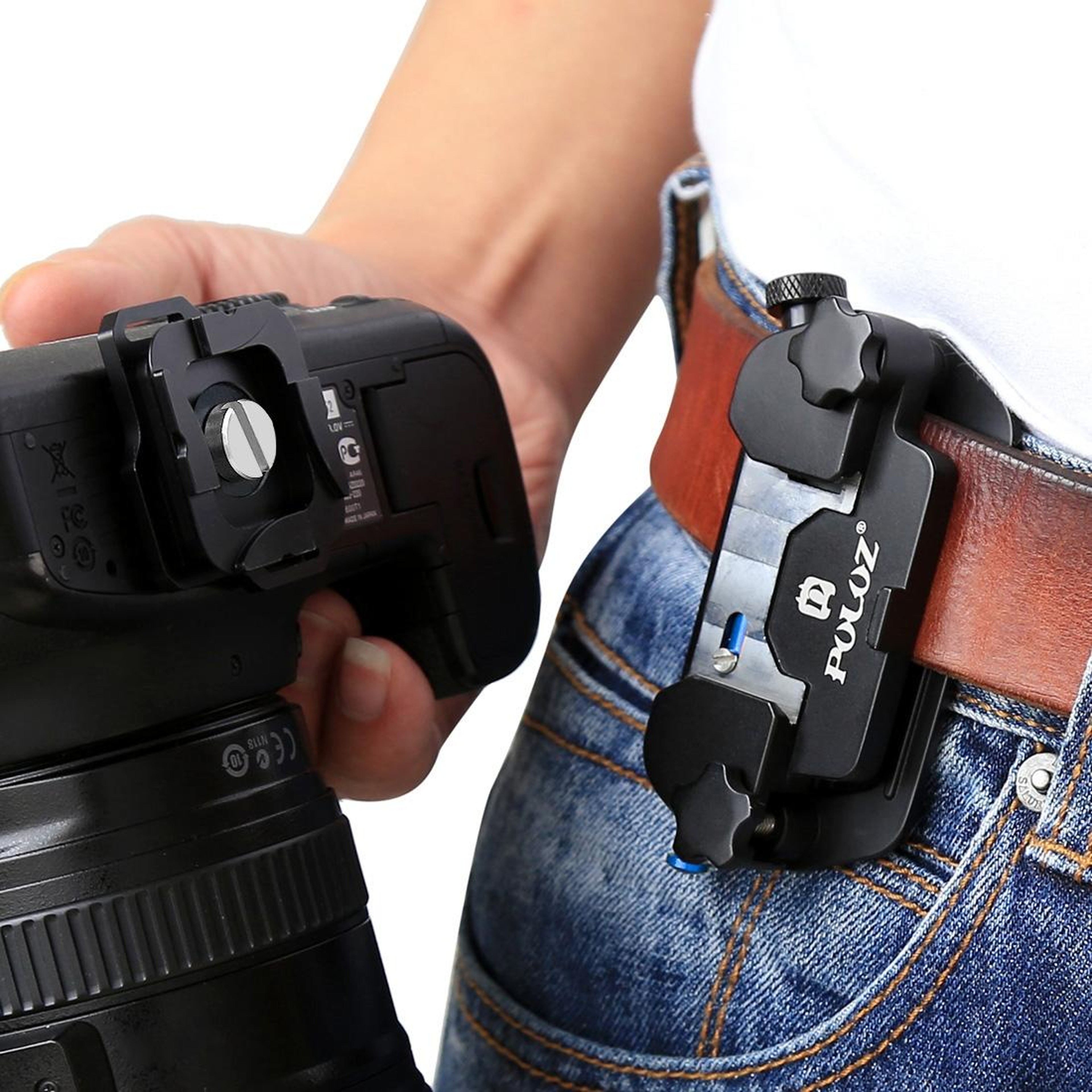 TrailReady Camera Capture Clip With Quick Release Plate For Backpacks  Belts 8