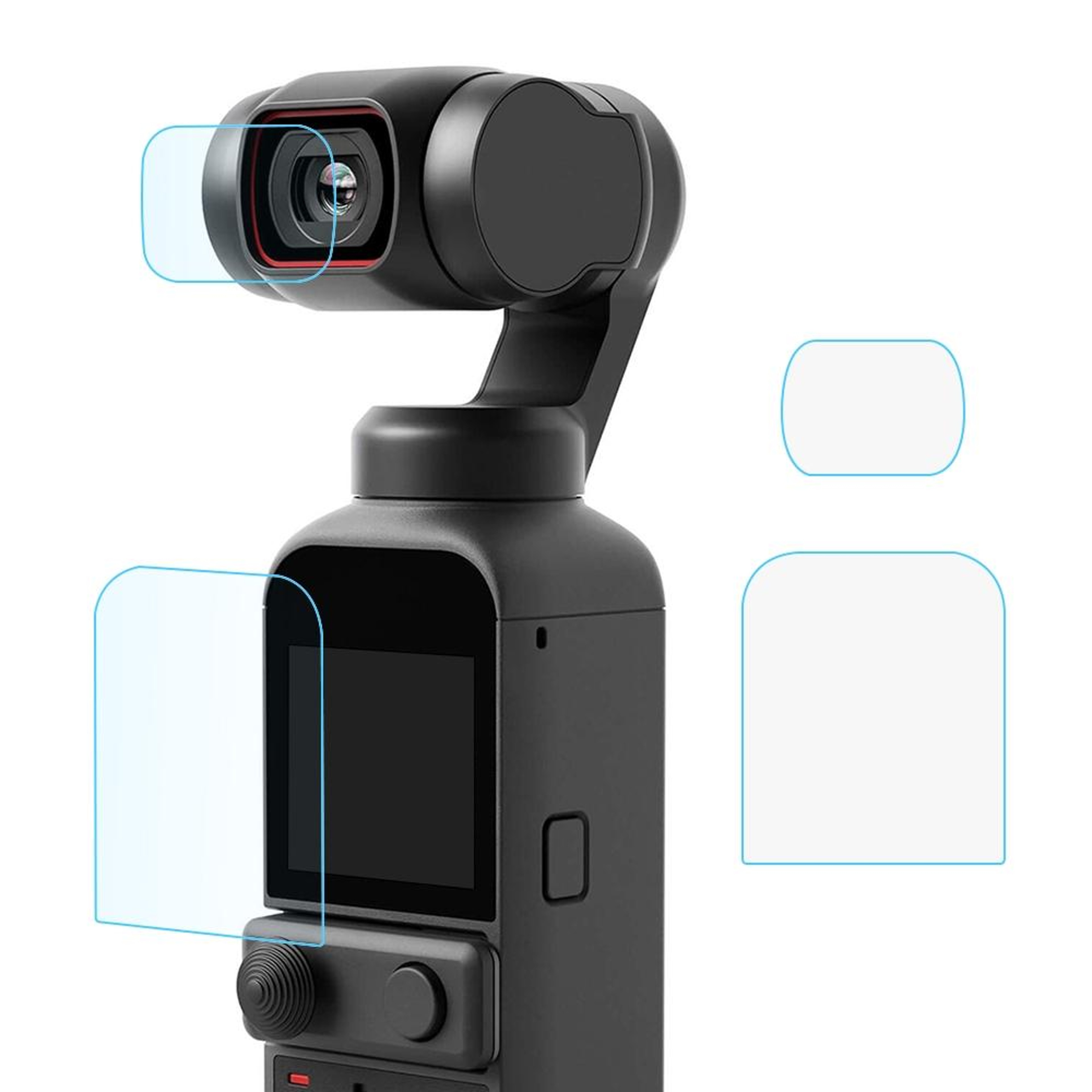 PULUZ 9H Tempered Glass Screen  Lens Protector For DJI Osmo Pocket 3  4 8