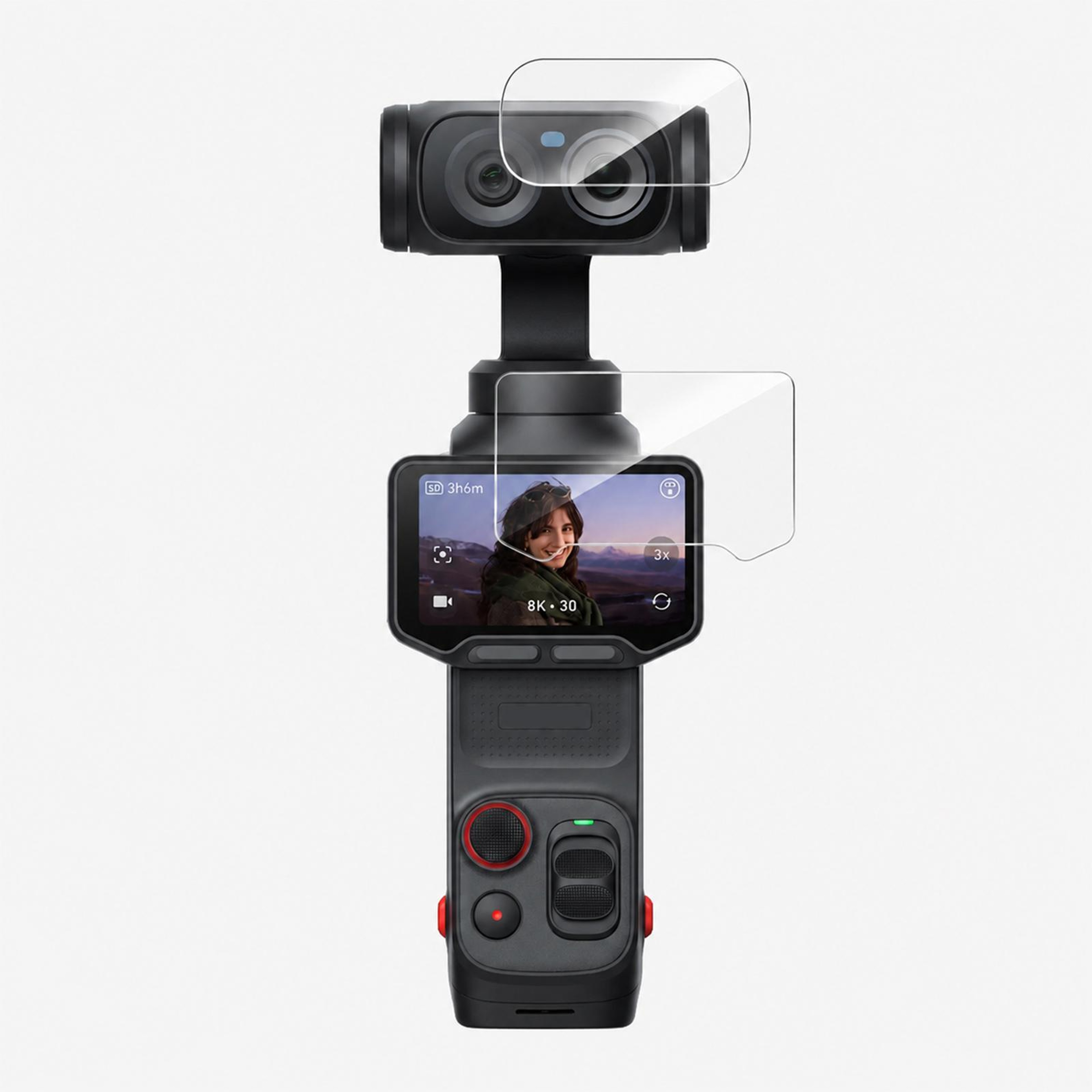 PULUZ 9H Tempered Glass Screen  Lens Protector For DJI Osmo Pocket 3  4 9