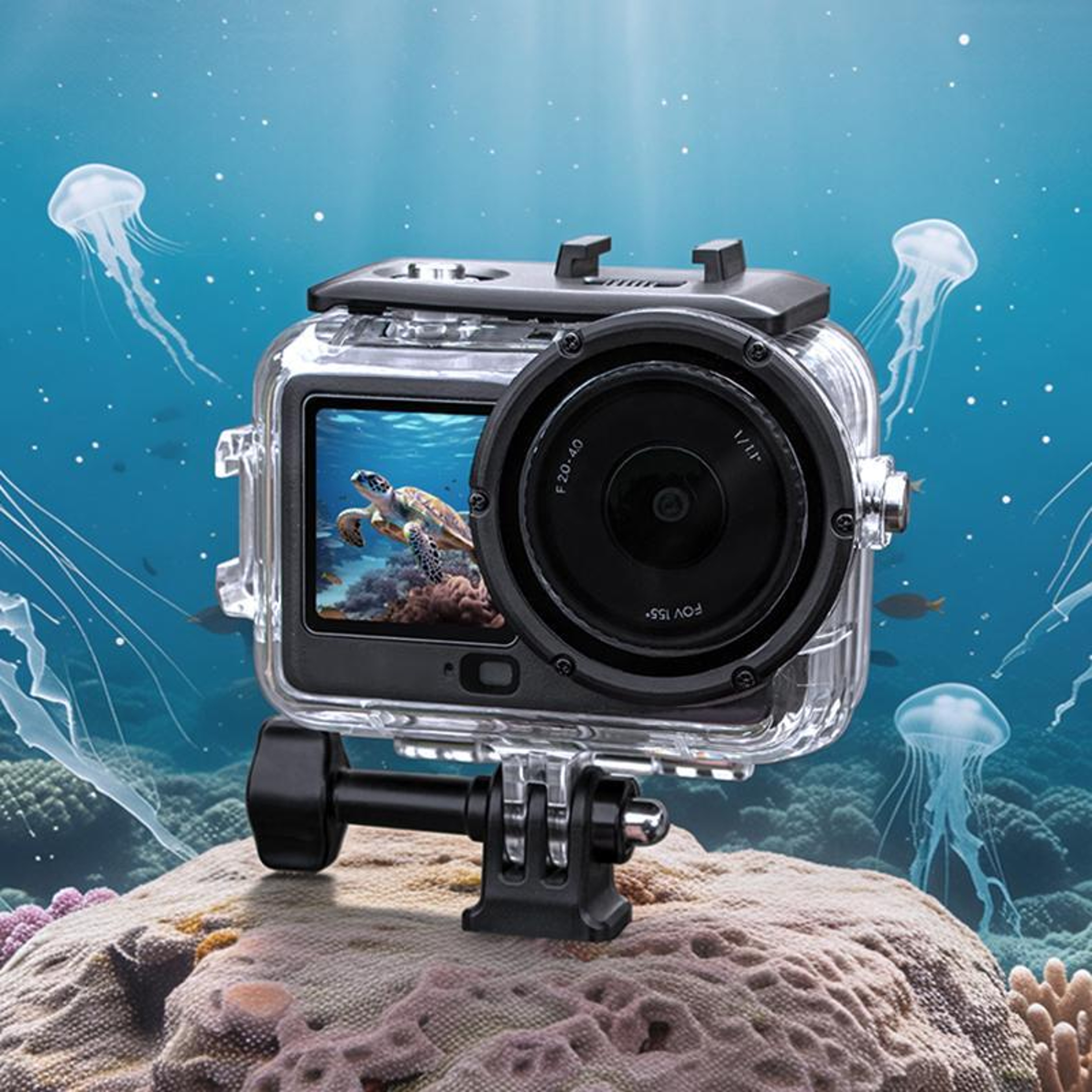 DJI Action 6 70M Waterproof Dive Housing Case With Optical Glass Lens Protection 10
