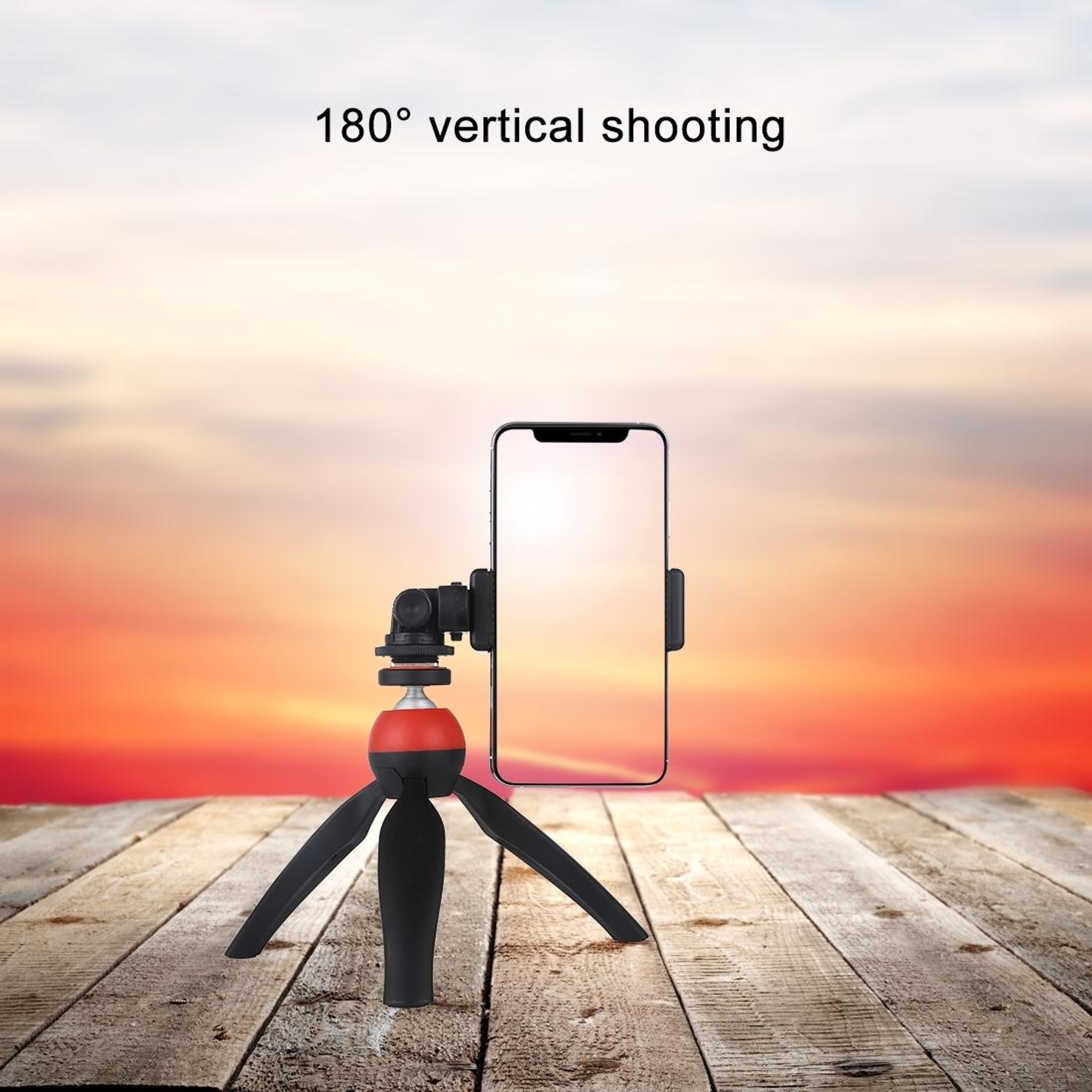 PULUZ Universal Cold Shoe Adapter  Tripod Mount Adapter With Adjustable Phone Clamp 8