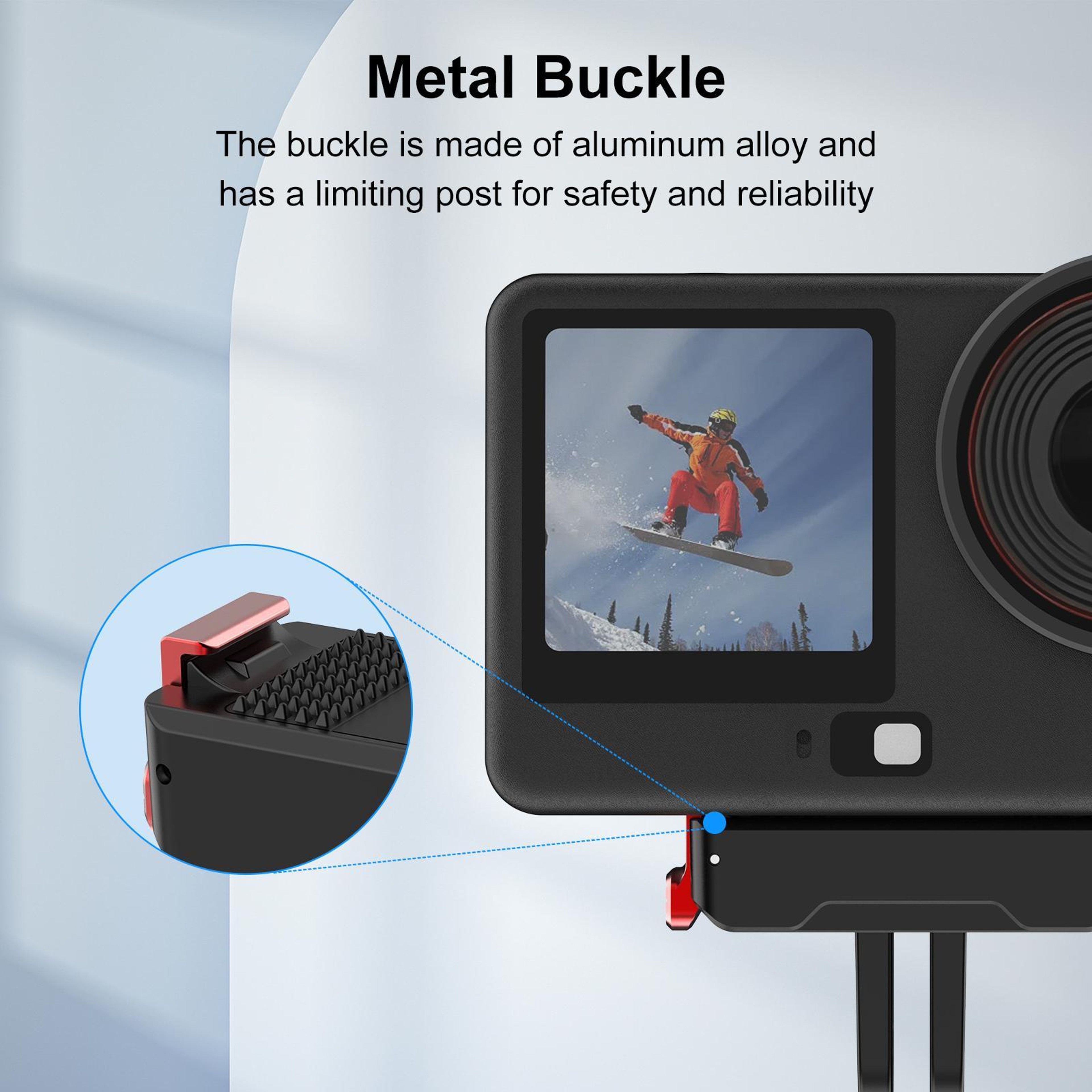PULUZ Magnetic Quick Release Mount For DJI Osmo Action 6  Nano Camera 7