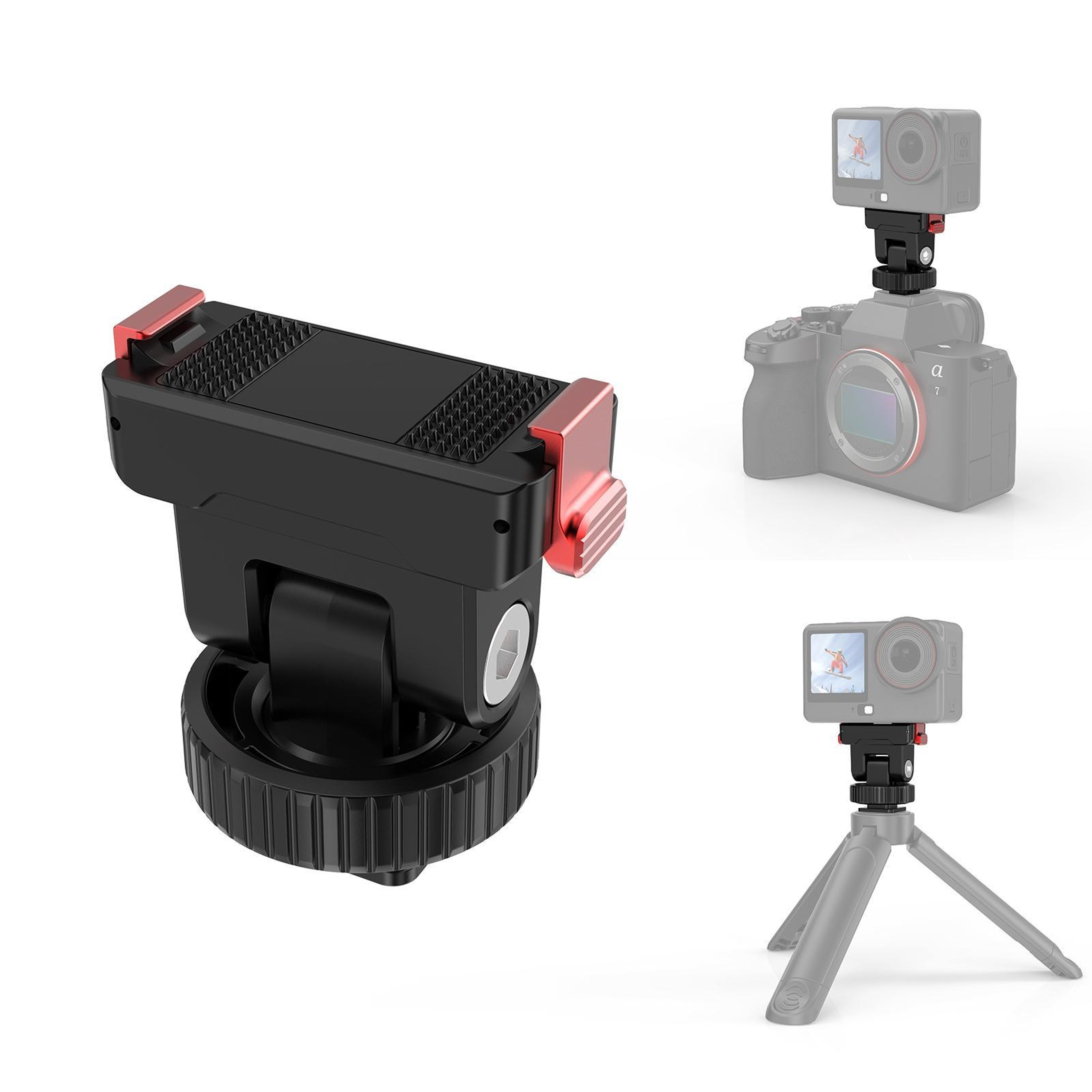 PULUZ Magnetic Quick Release Mount For DJI Osmo Action 6  Nano Camera 0