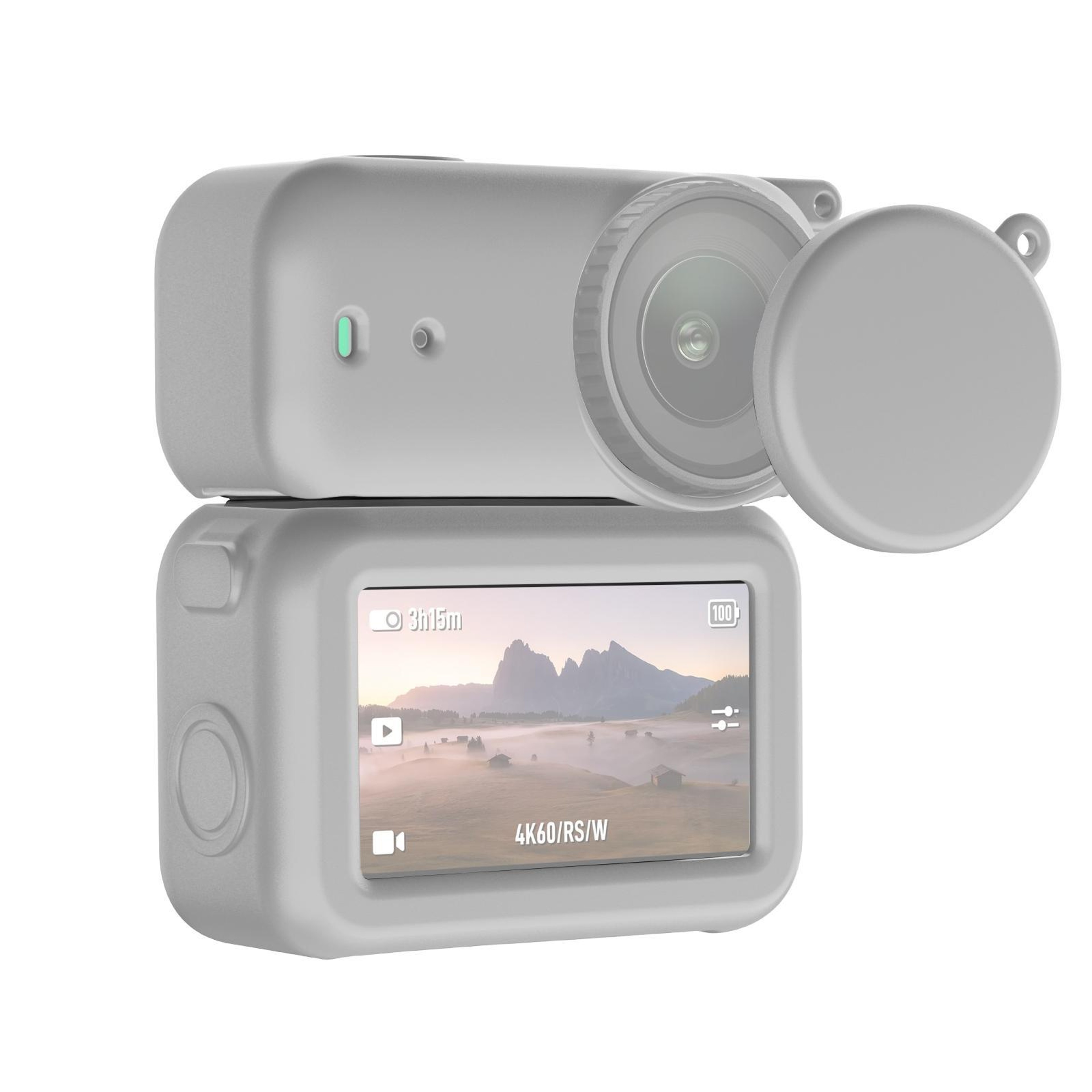 PULUZ 3 in 1 Silicone Protective Cover Set for DJI Osmo Nano Camera, Lens & Transmission Module – view 12