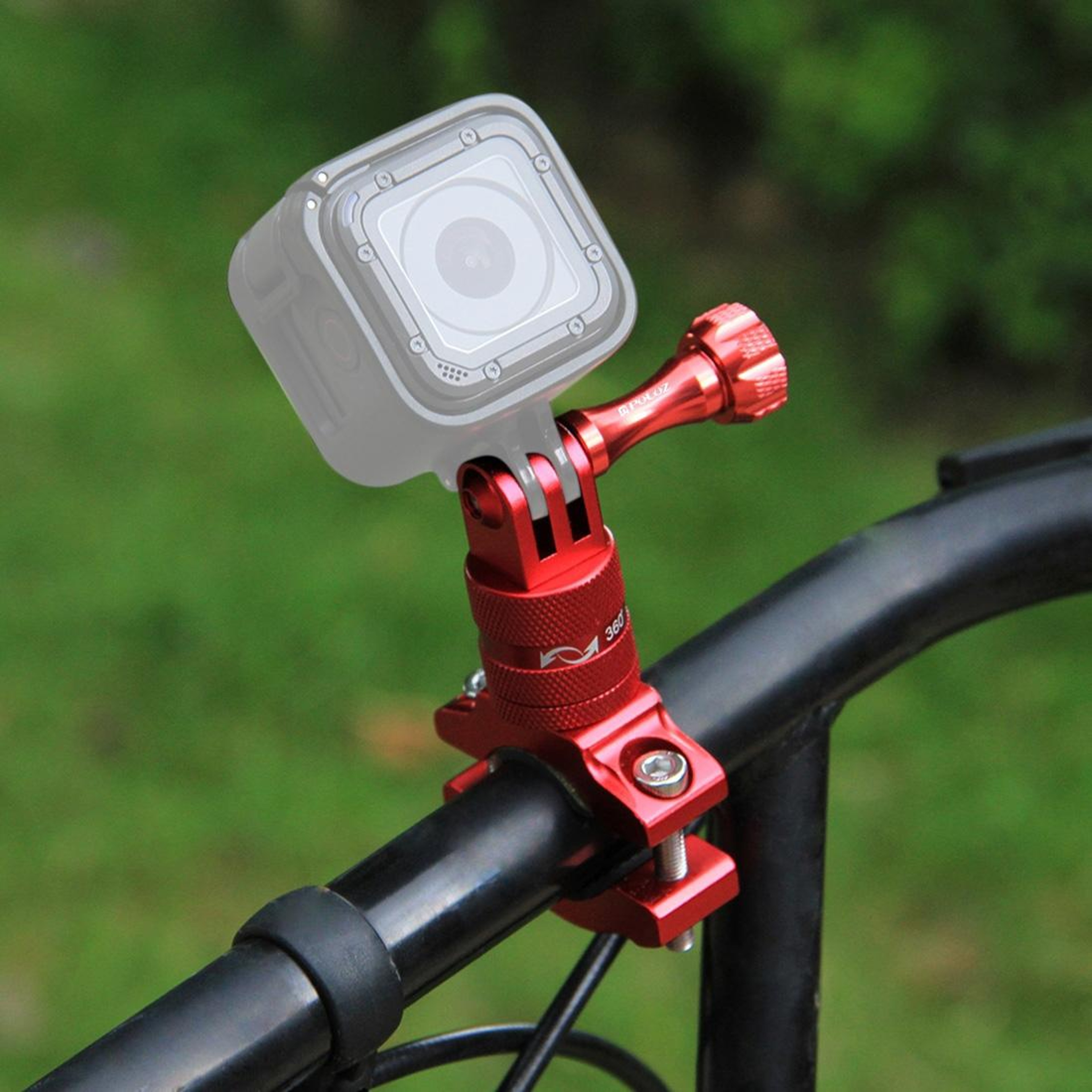 PULUZ 360° Rotating Aluminum Bike Handlebar Camera Mount for GoPro, DJI & Insta360 – view 18