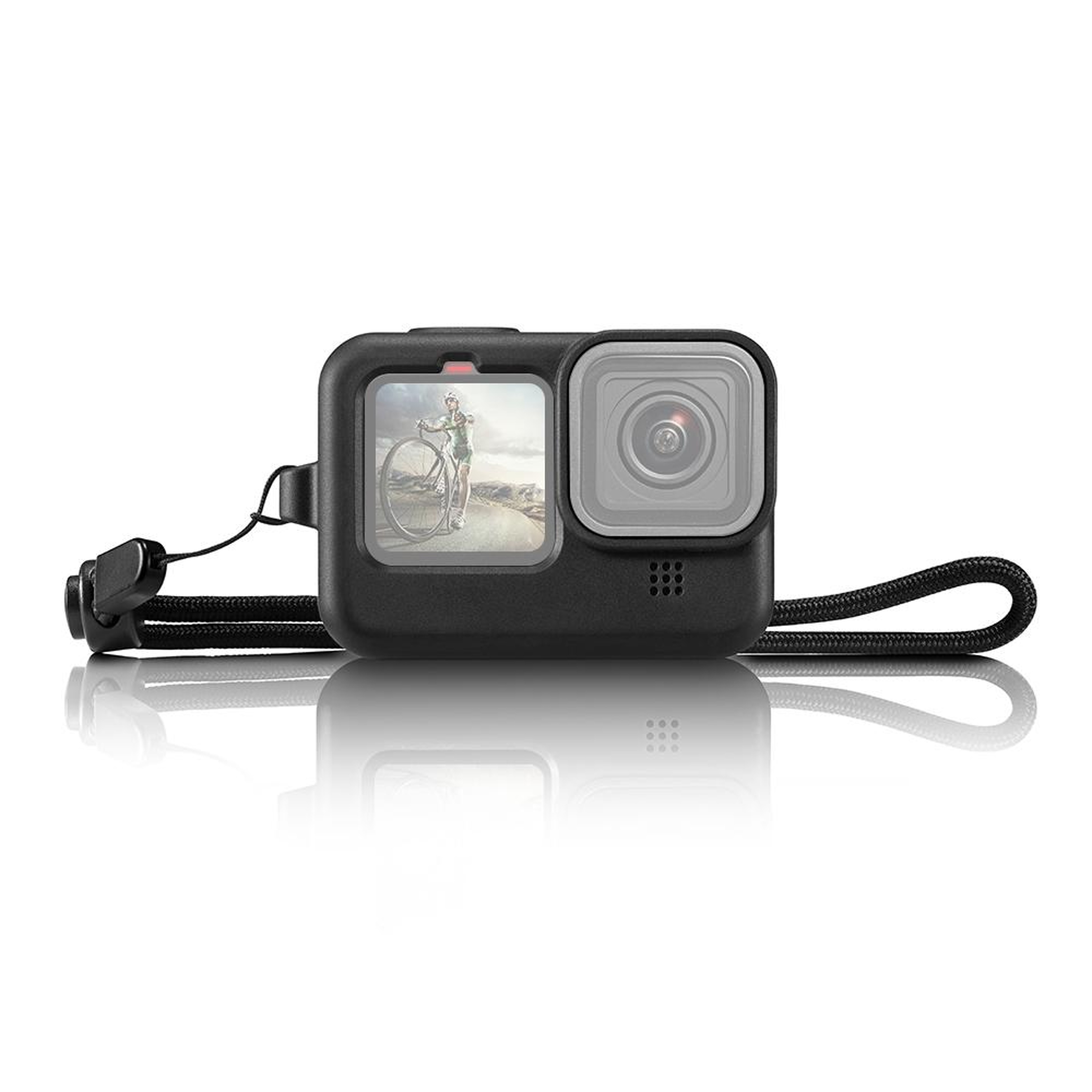 PULUZ GoPro HERO13 Silicone Protective Case With Lens Cover  Wrist Strap 2