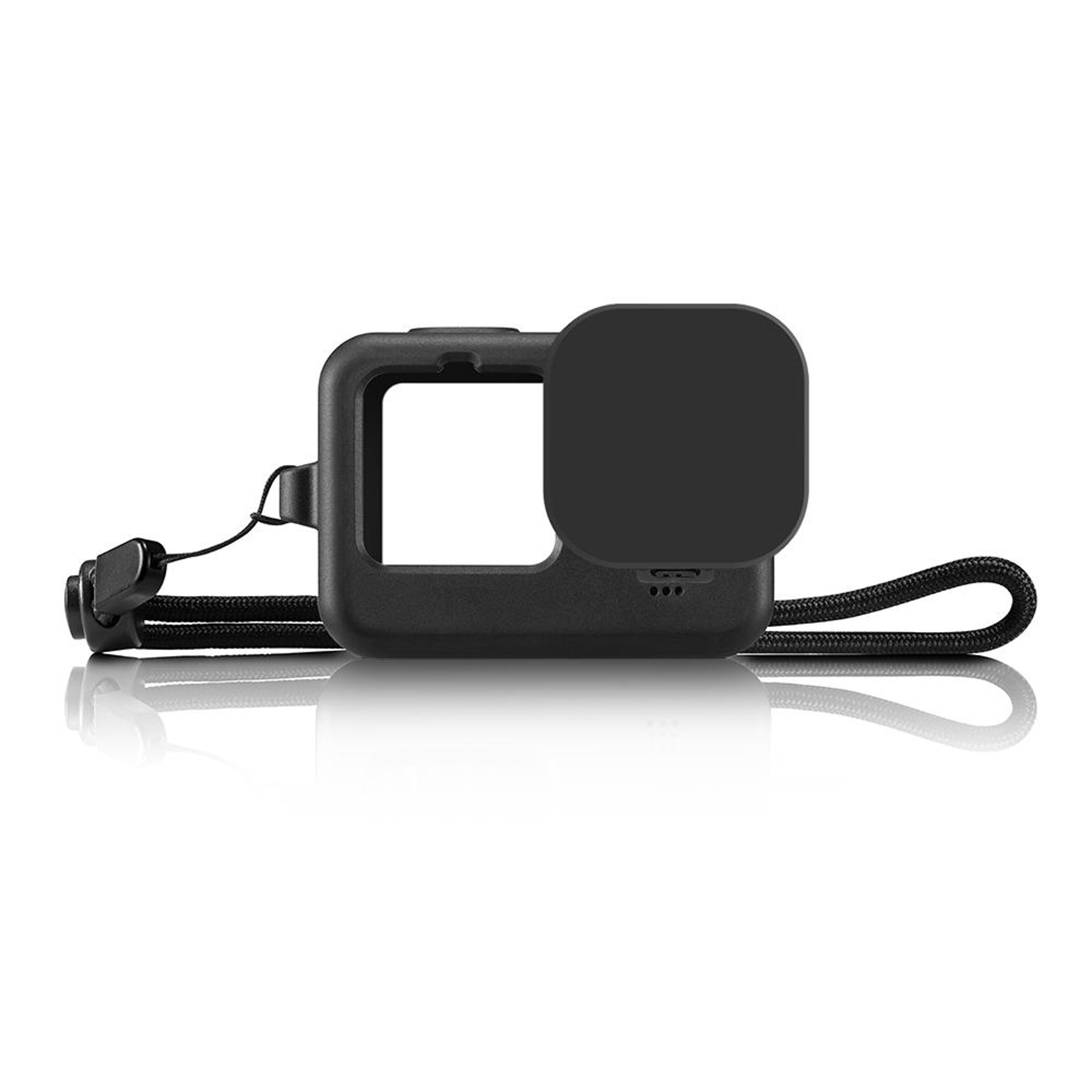 PULUZ GoPro HERO13 Silicone Protective Case With Lens Cover  Wrist Strap 3