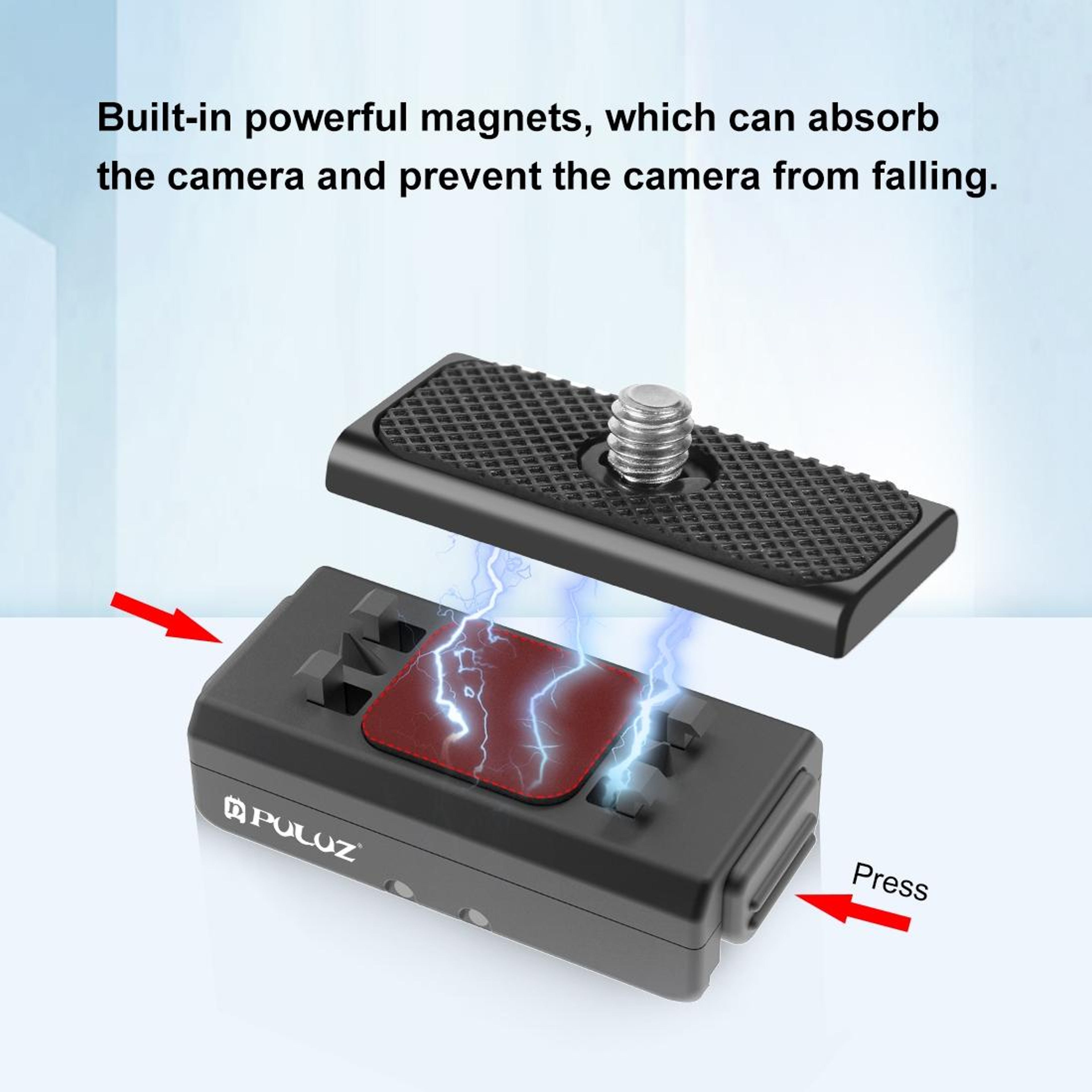 PULUZ Magnetic Insta360 Quick Release Mount With Adapter For Ace Pro  X4 7