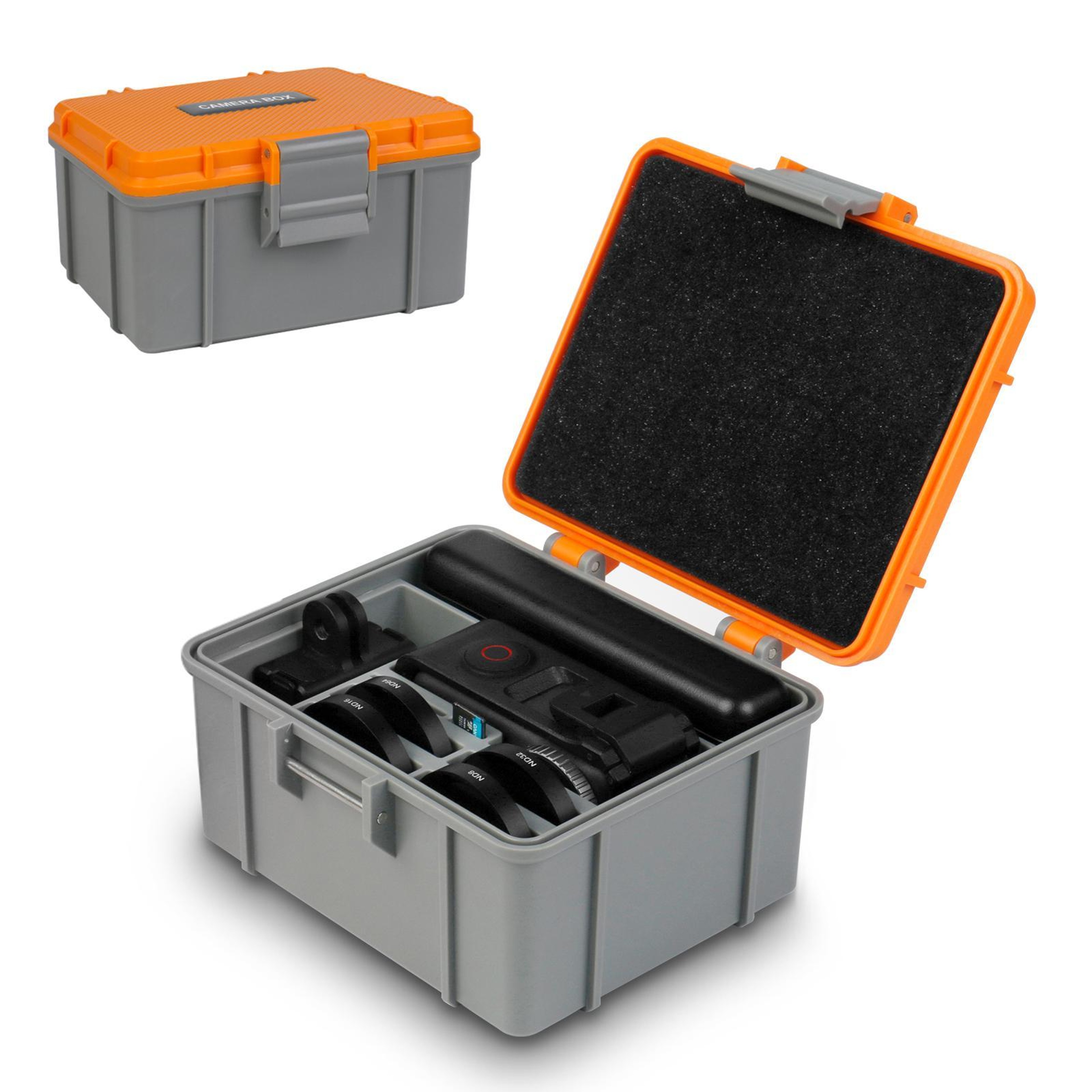 AdventureShield Waterproof Hard Carrying Case For DJI Osmo Action Cameras 10