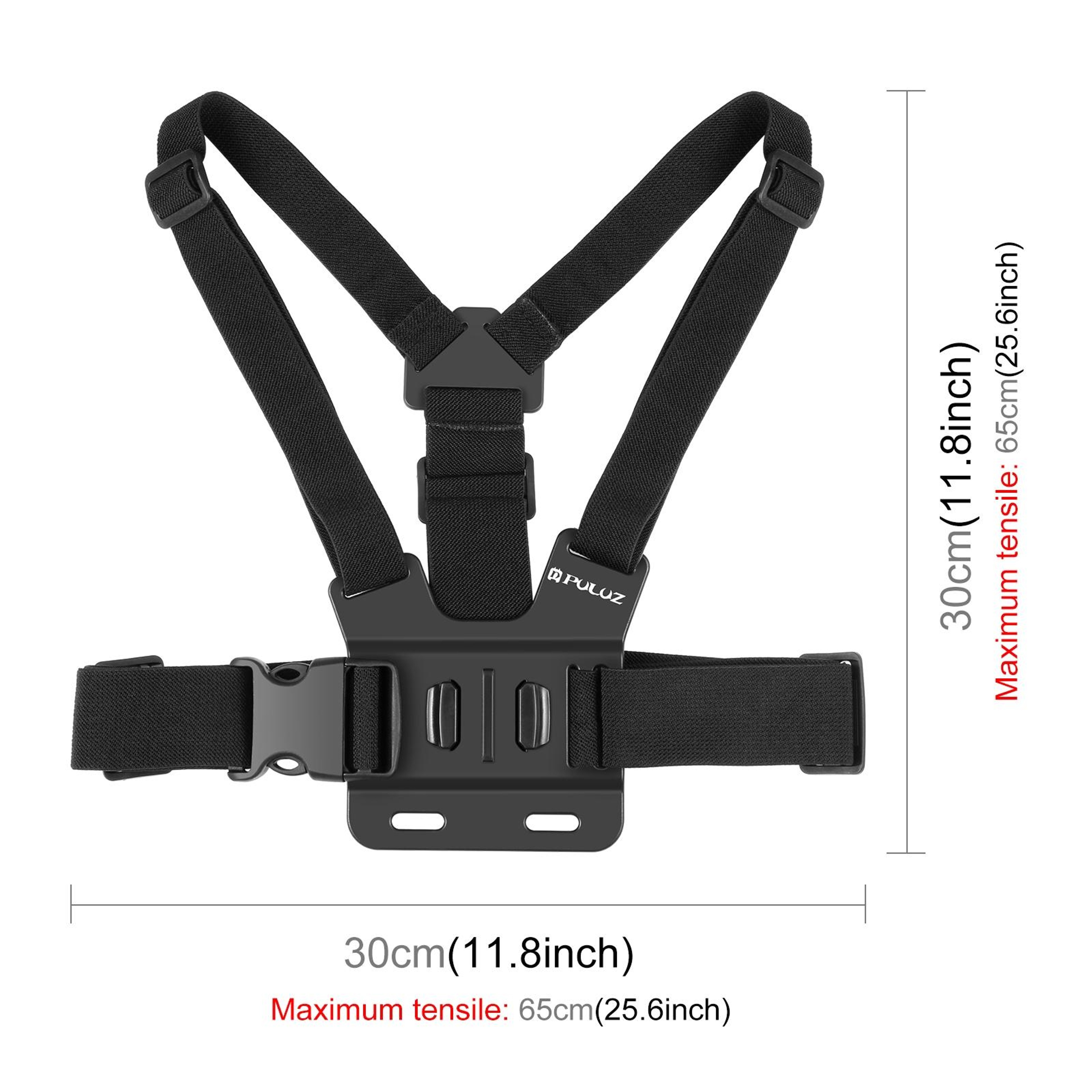PULUZ Adjustable Chest Mount Harness with Phone Holder for Action Cameras & Outdoor Adventures – view 2