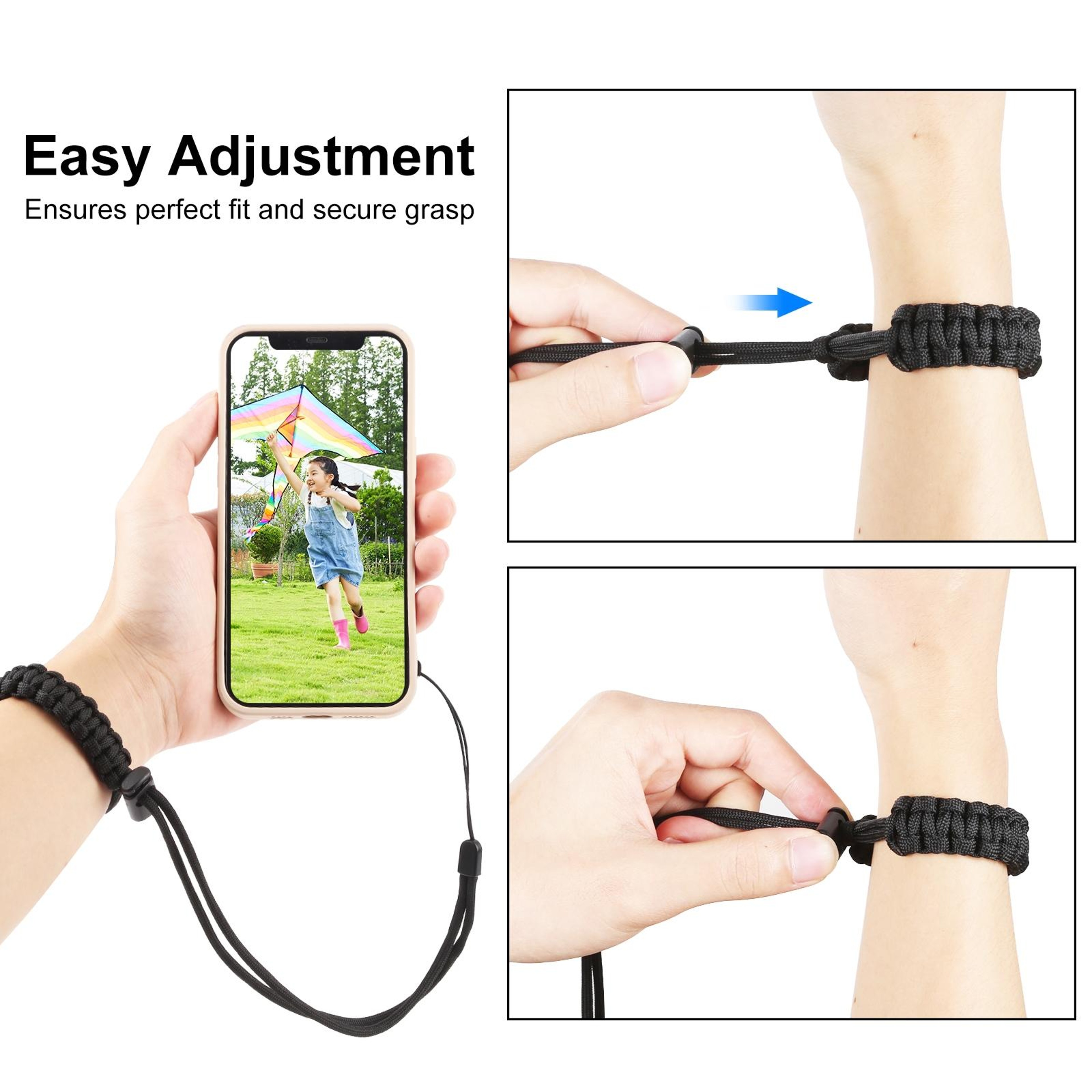 PULUZ SecureGrip Camera Wrist Strap Anti Drop Adjustable Hand Strap For DSLR  Mirrorless Cameras 4