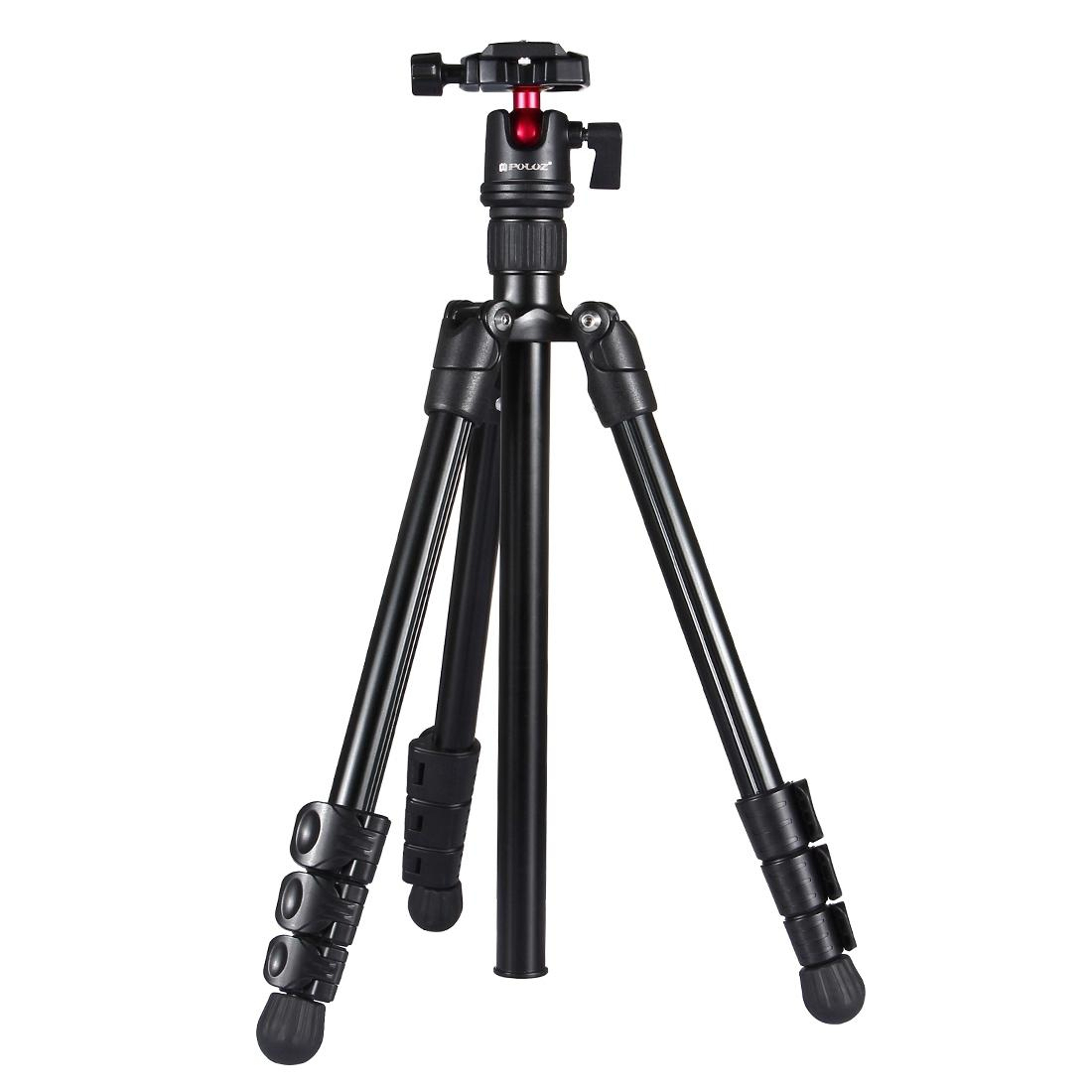 PULUZ Portable Camera Tripod With 360 Ball Head Adjustable Height For DSLR Photography 9