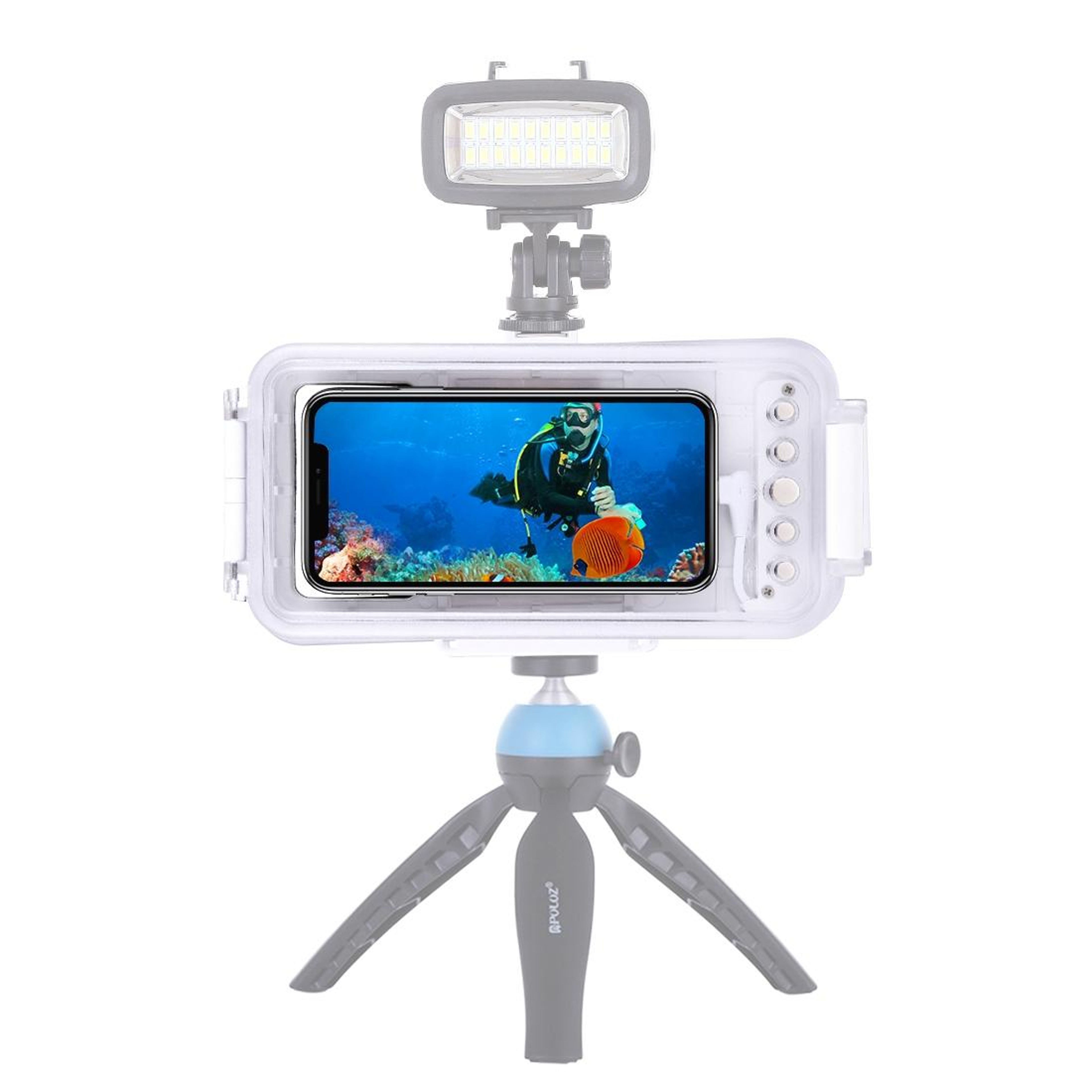 PULUZ 45m Waterproof Diving Case For IPhone  Underwater Photography Housing 1