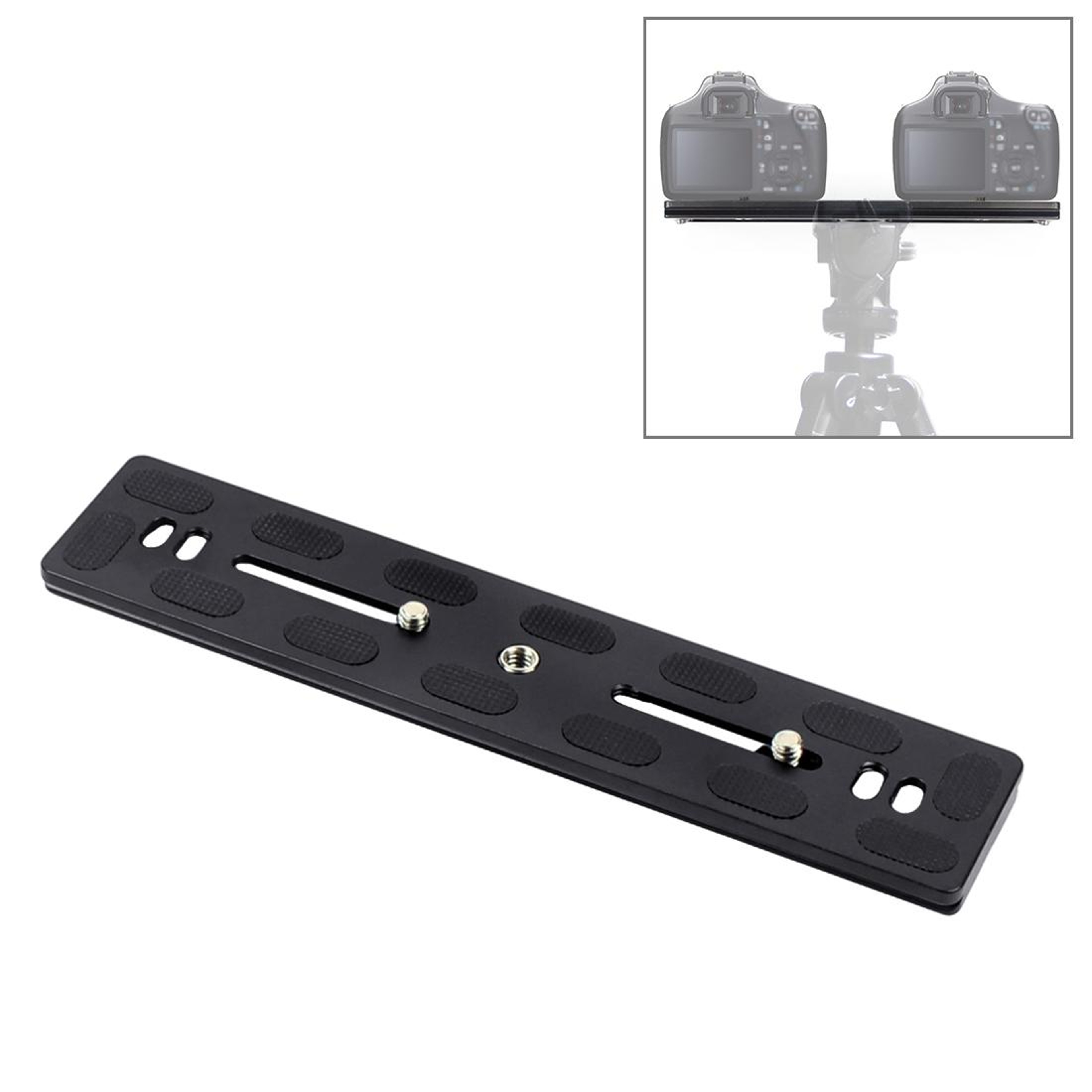 PULUZ 200mm Aluminum Alloy Arca Swiss Quick Release Plate for Benro Ball Heads QR Clamp – view 1