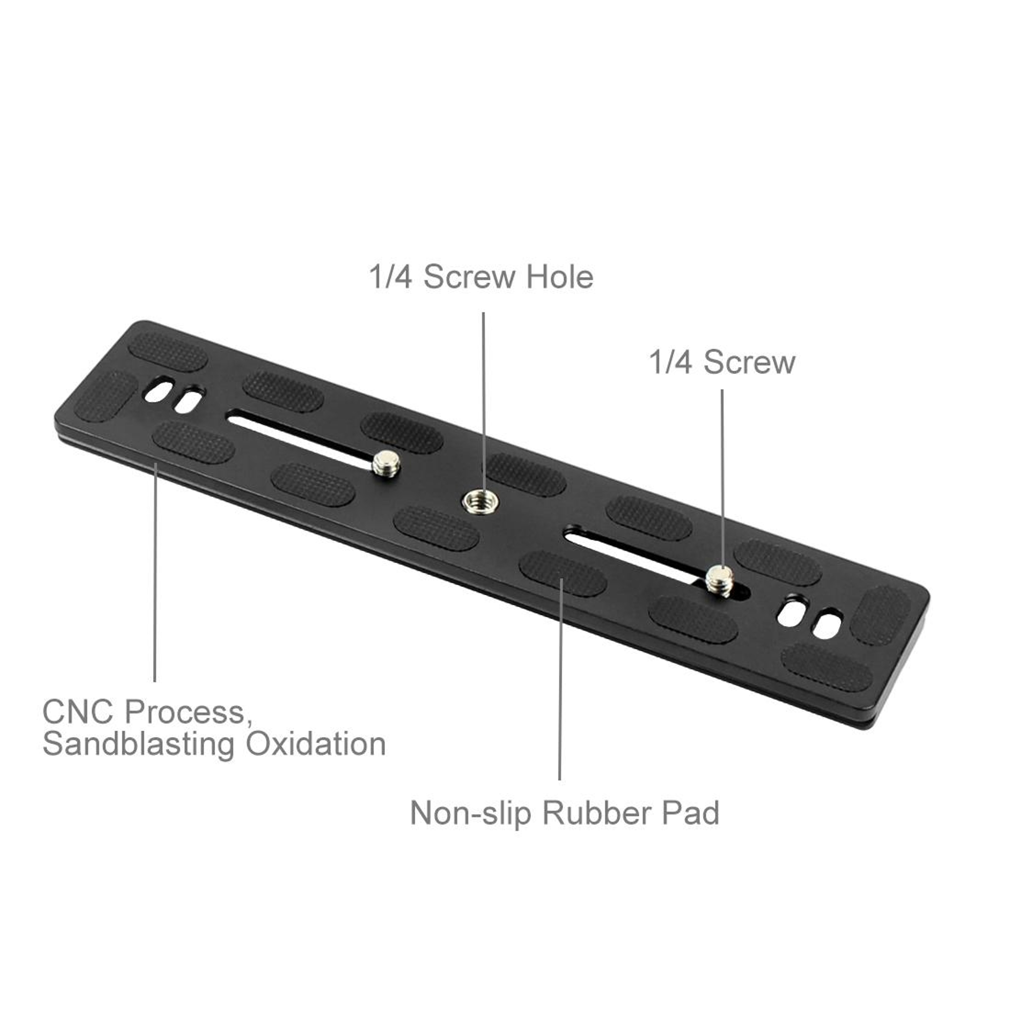 PULUZ 200mm Aluminum Alloy Arca Swiss Quick Release Plate for Benro Ball Heads QR Clamp – view 3