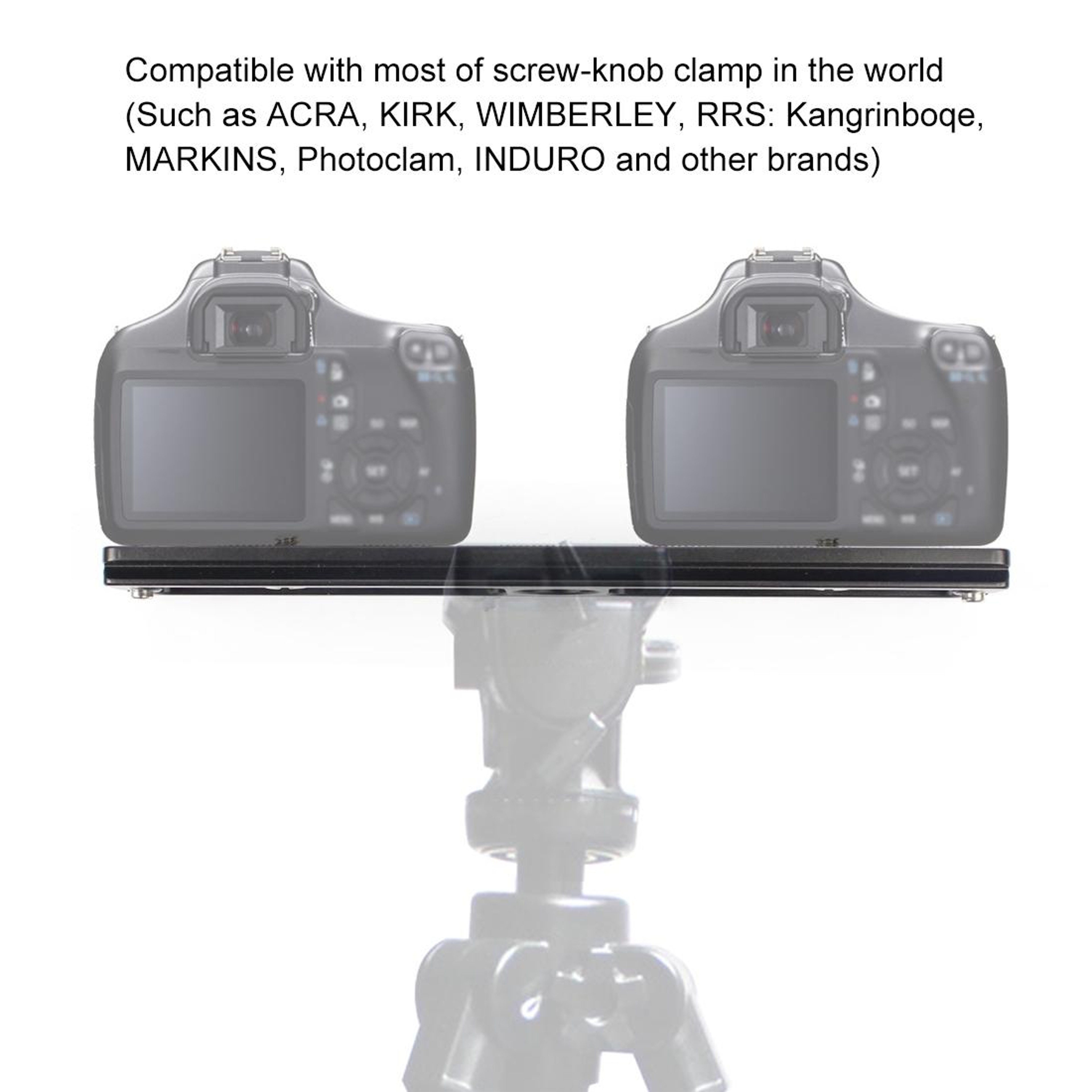 PULUZ 200mm Aluminum Alloy Arca Swiss Quick Release Plate for Benro Ball Heads QR Clamp – view 4