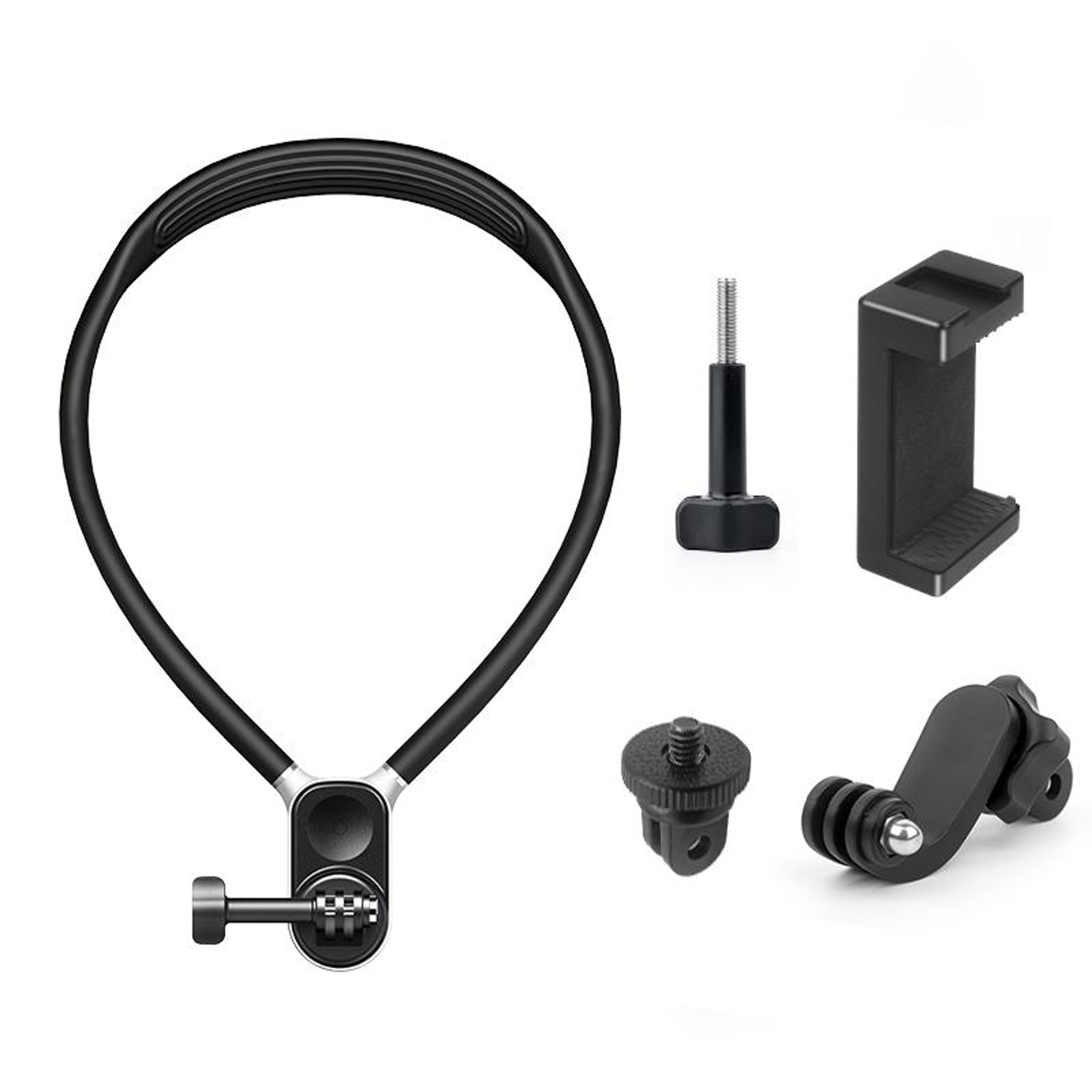 PULUZ Magnetic Silicone Neck Mount Phone Holder For GoPro POV Hands Free Vlogging Bracket 9